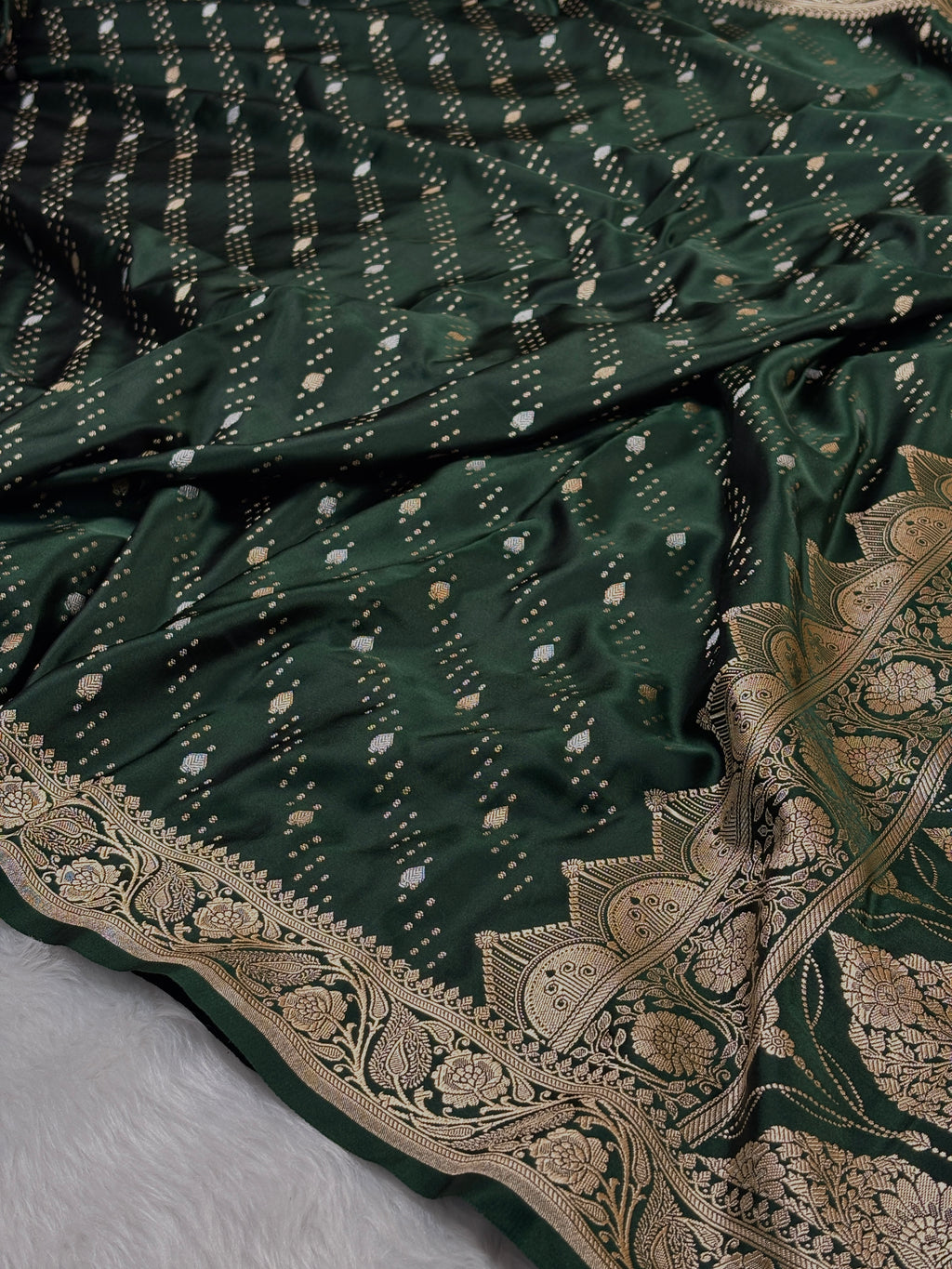 Mashru Katan Banarasi Saree