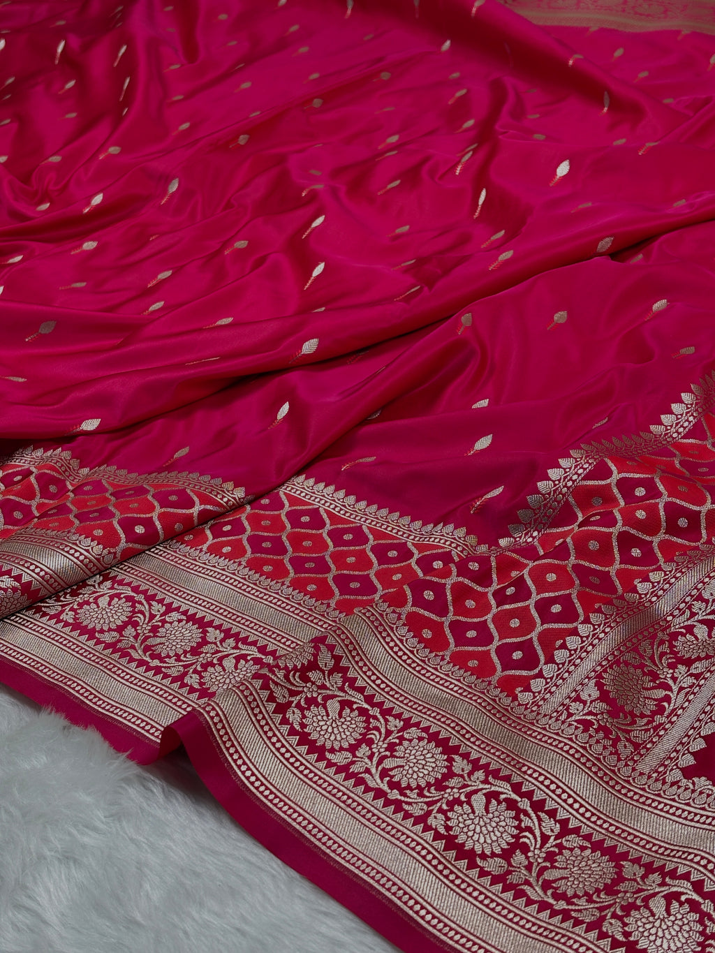 Mashru Katan Banarasi Saree