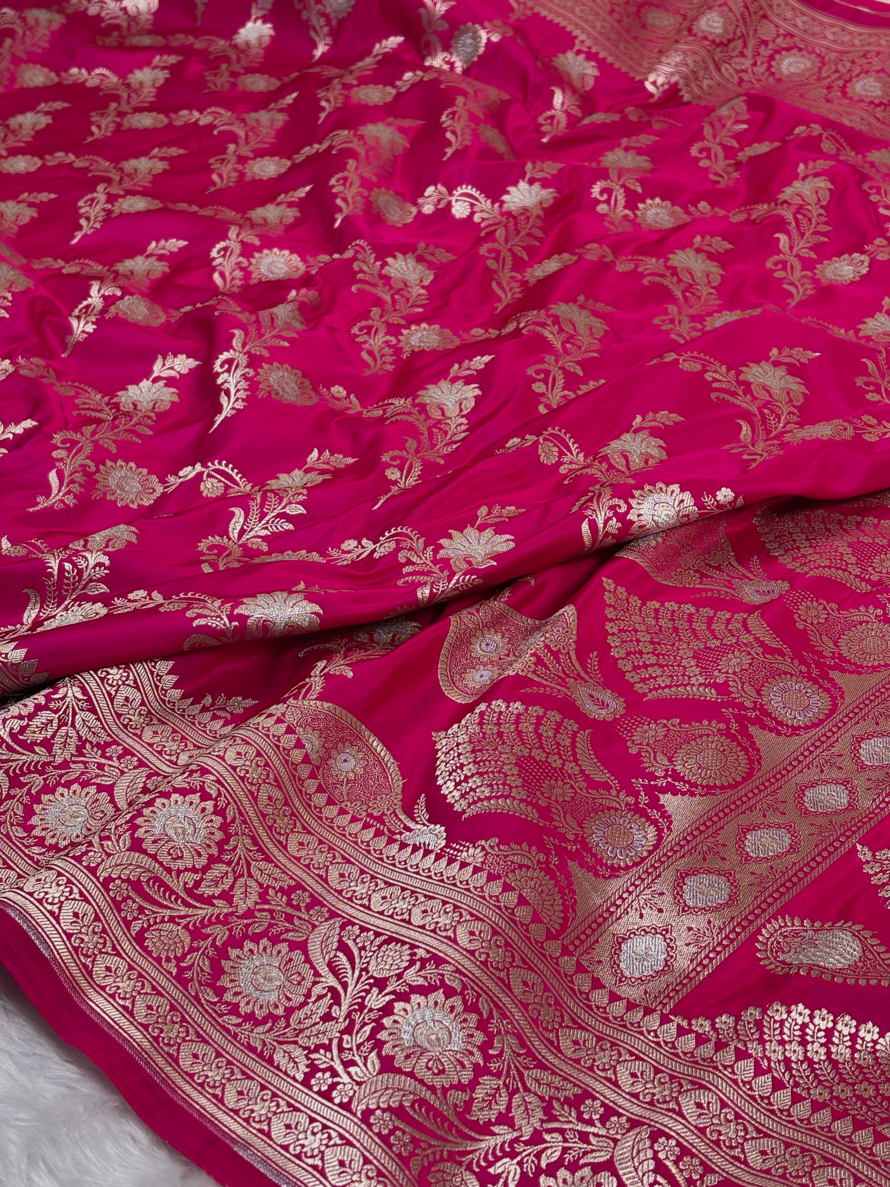 Mashru Katan Banarasi Saree