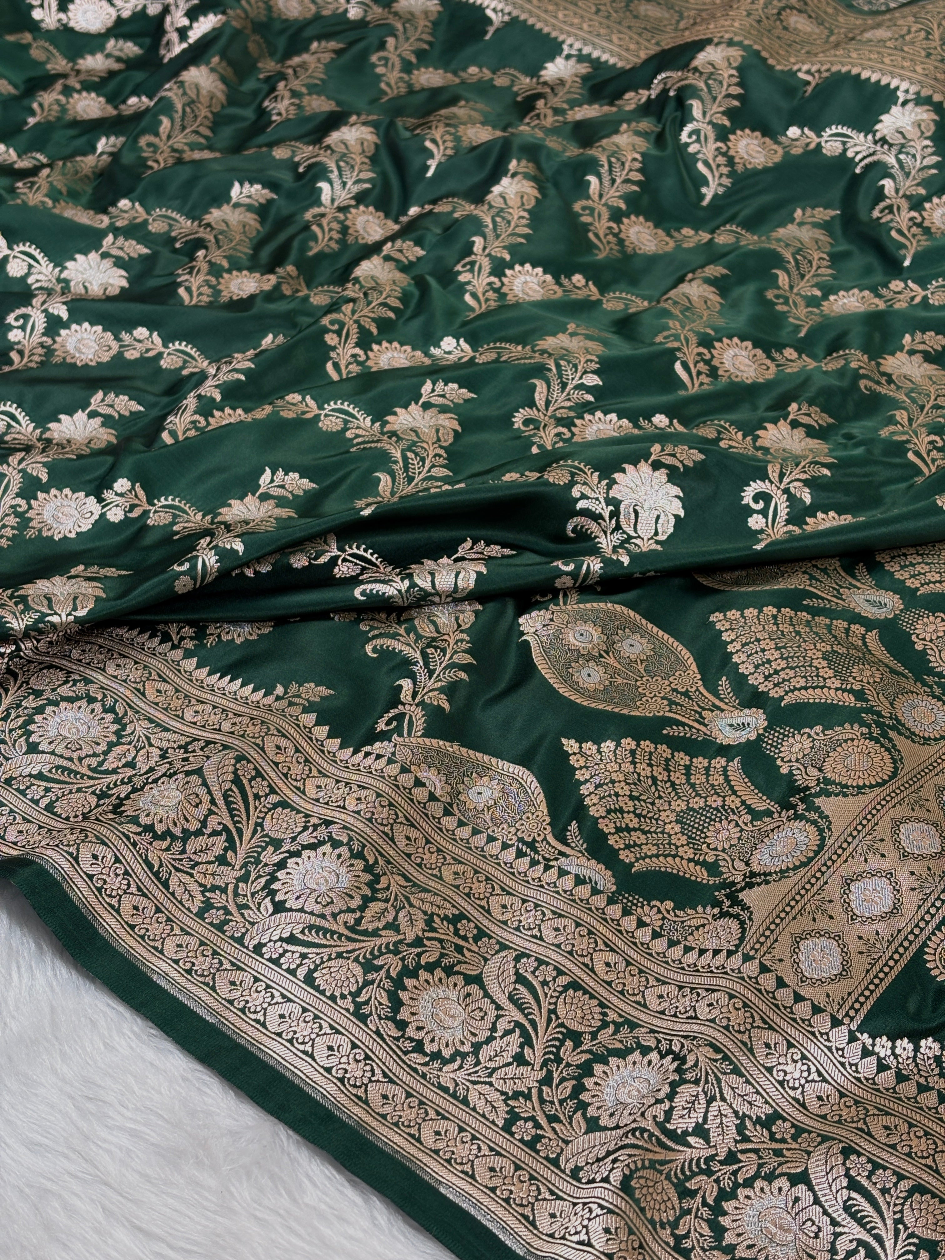 Mashru Katan Banarasi Saree