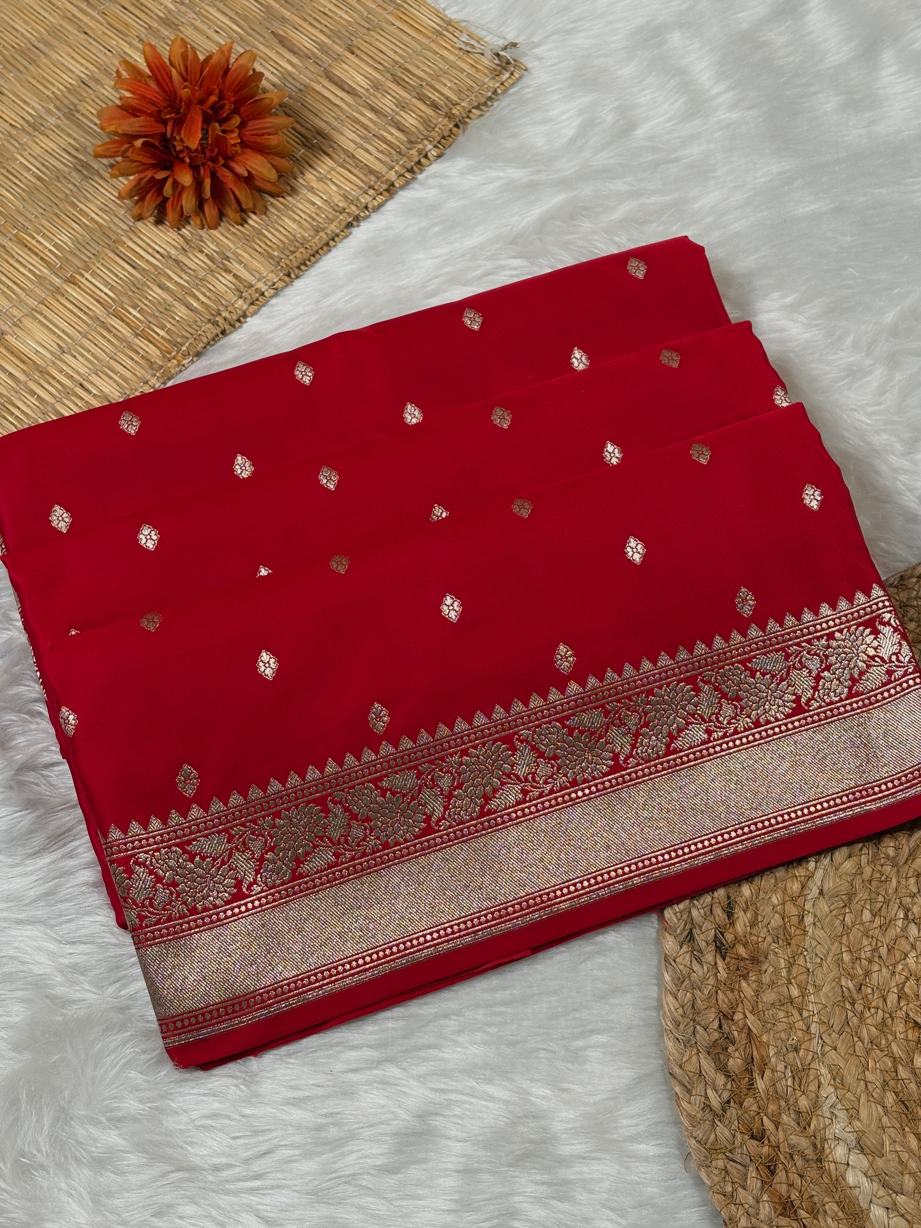 Premium Mashru Katan Banarasi Saree