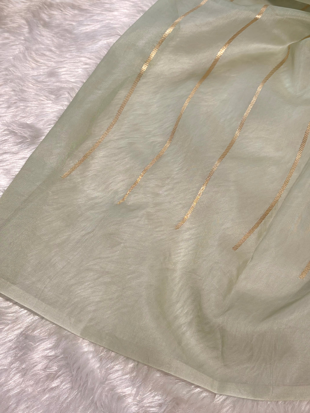 Pure Kora Organza Handloom Banarasi Saree