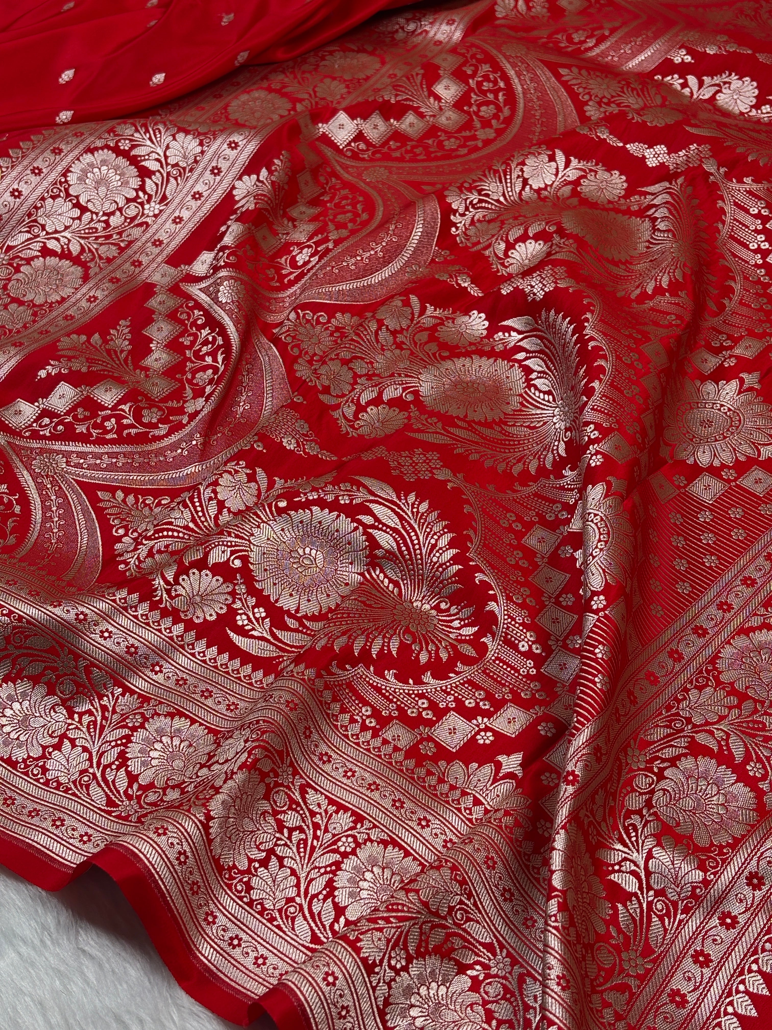 Mashru Katan Banarasi Saree