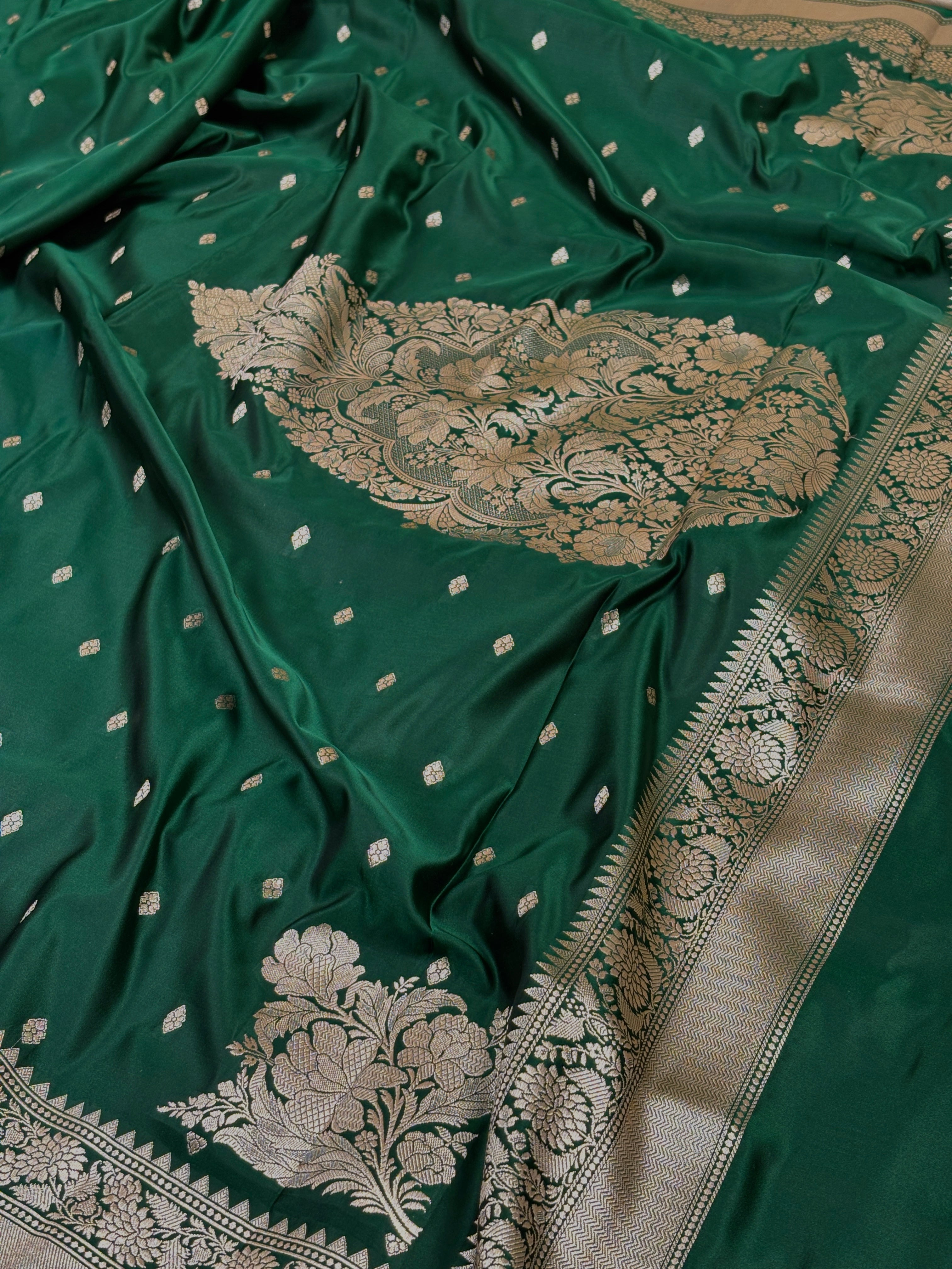 Premium Mashru Katan Banarasi Saree