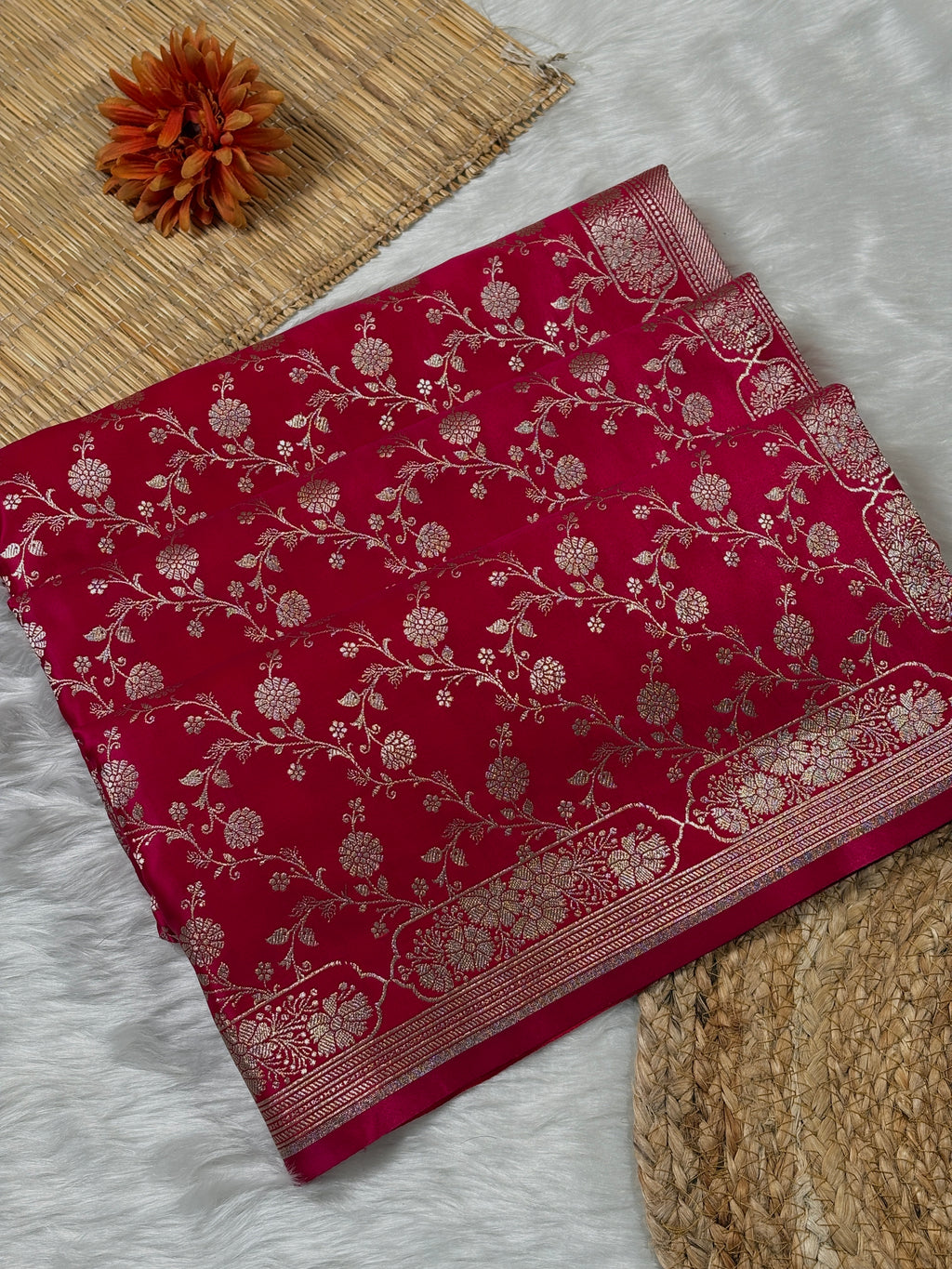 Mashru Katan Banarasi Saree