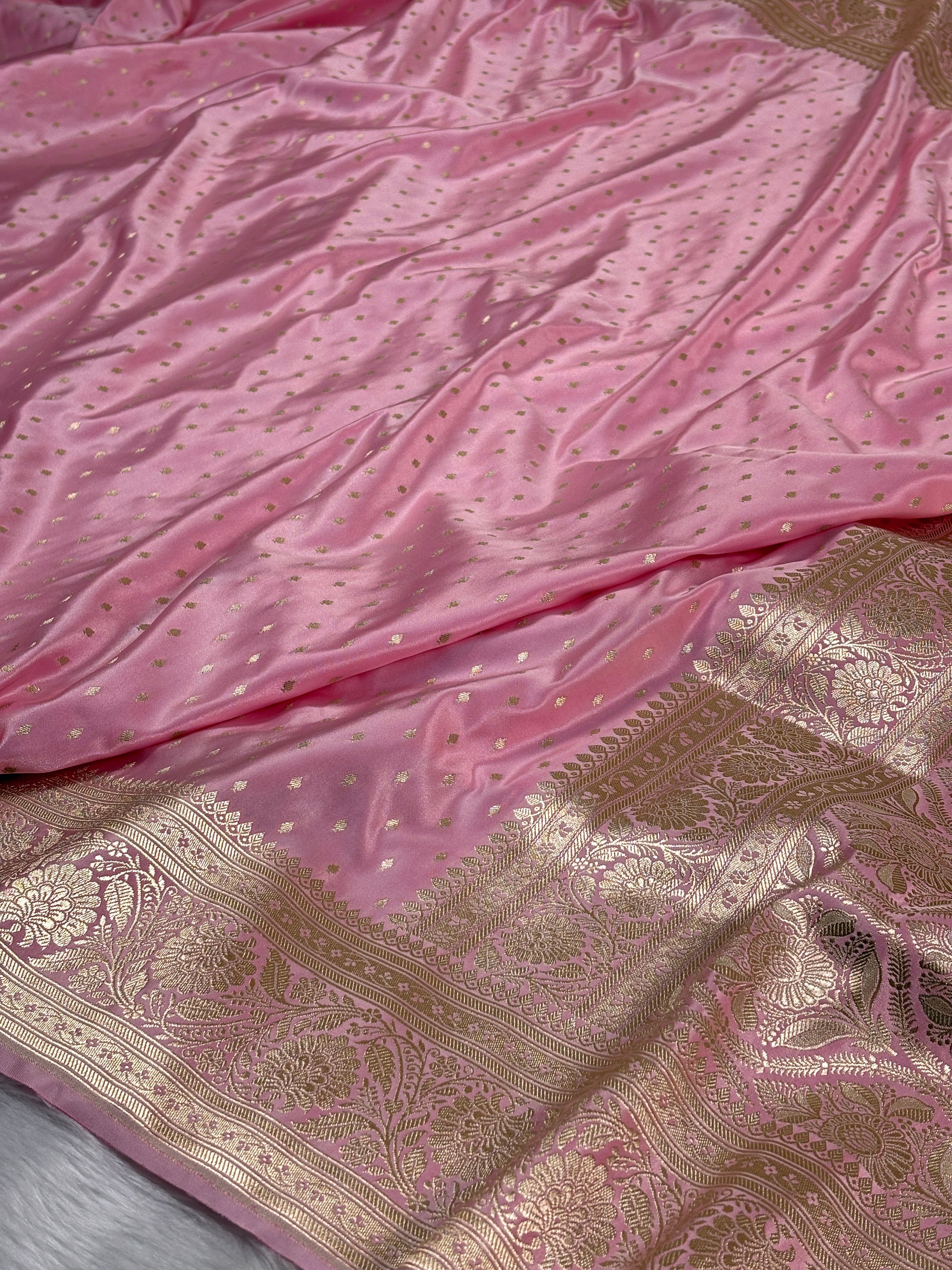 Mashru Katan Banarasi Saree