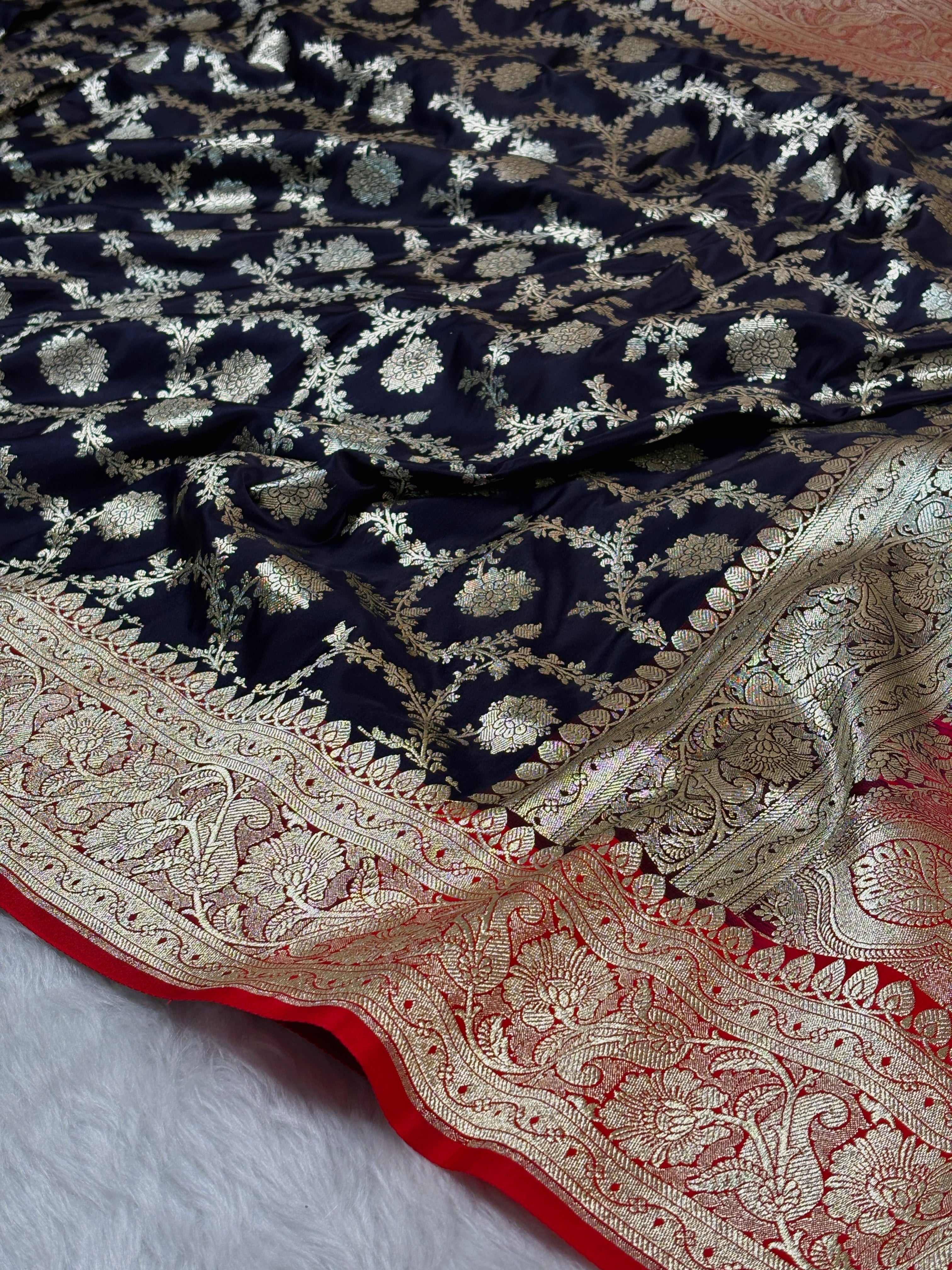 Mashru Satin Banarasi Saree