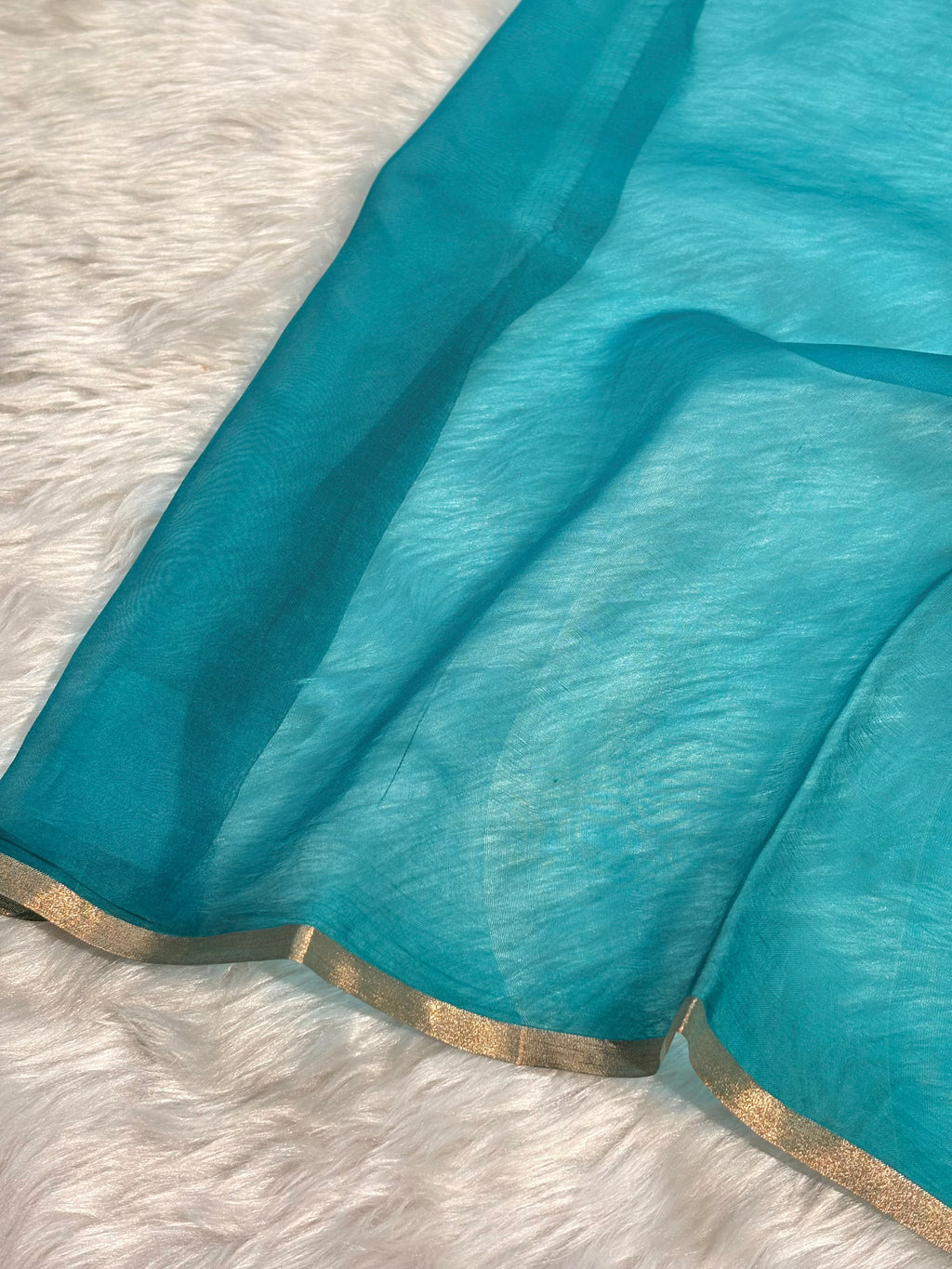 Pure Kora Organza Handloom Banarasi Saree