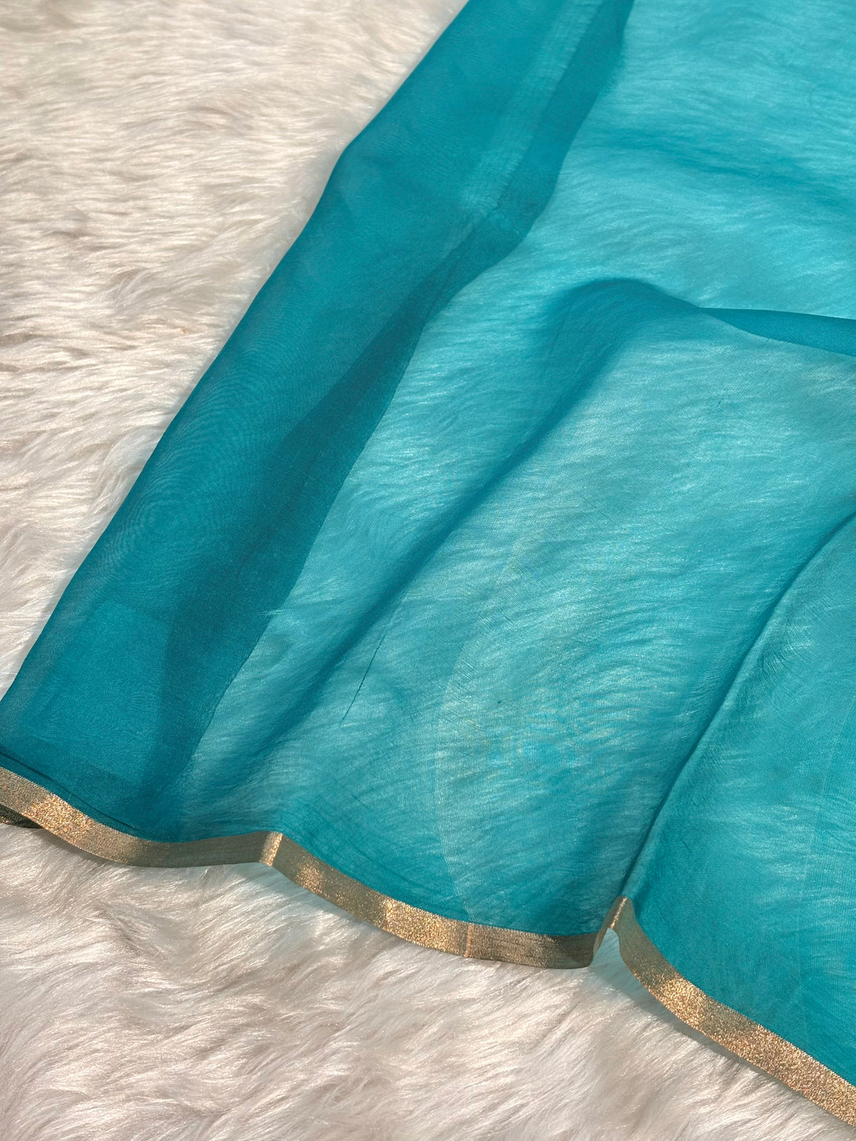 Pure Kora Organza Handloom Banarasi Saree
