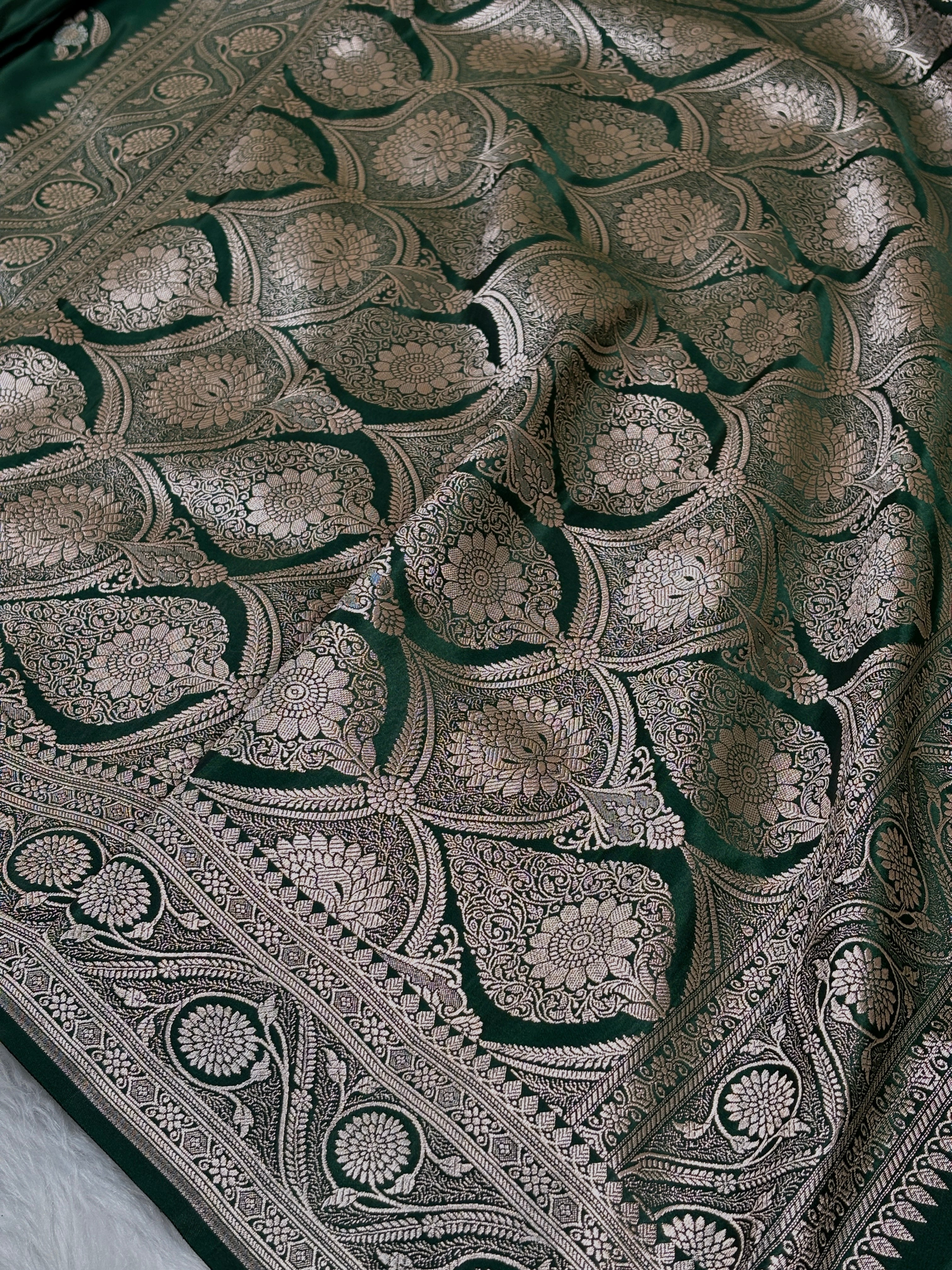 Mashru Katan Banarasi Saree