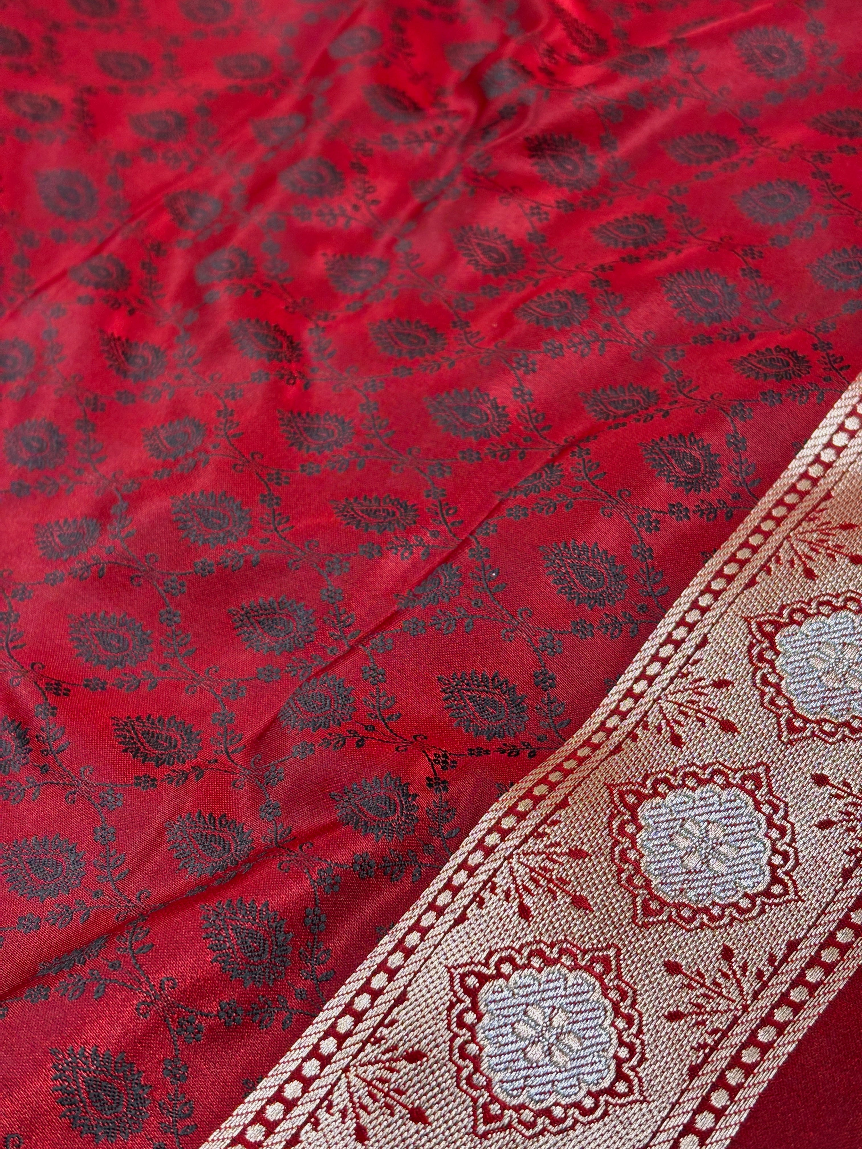 Mashru Katan Banarasi Saree