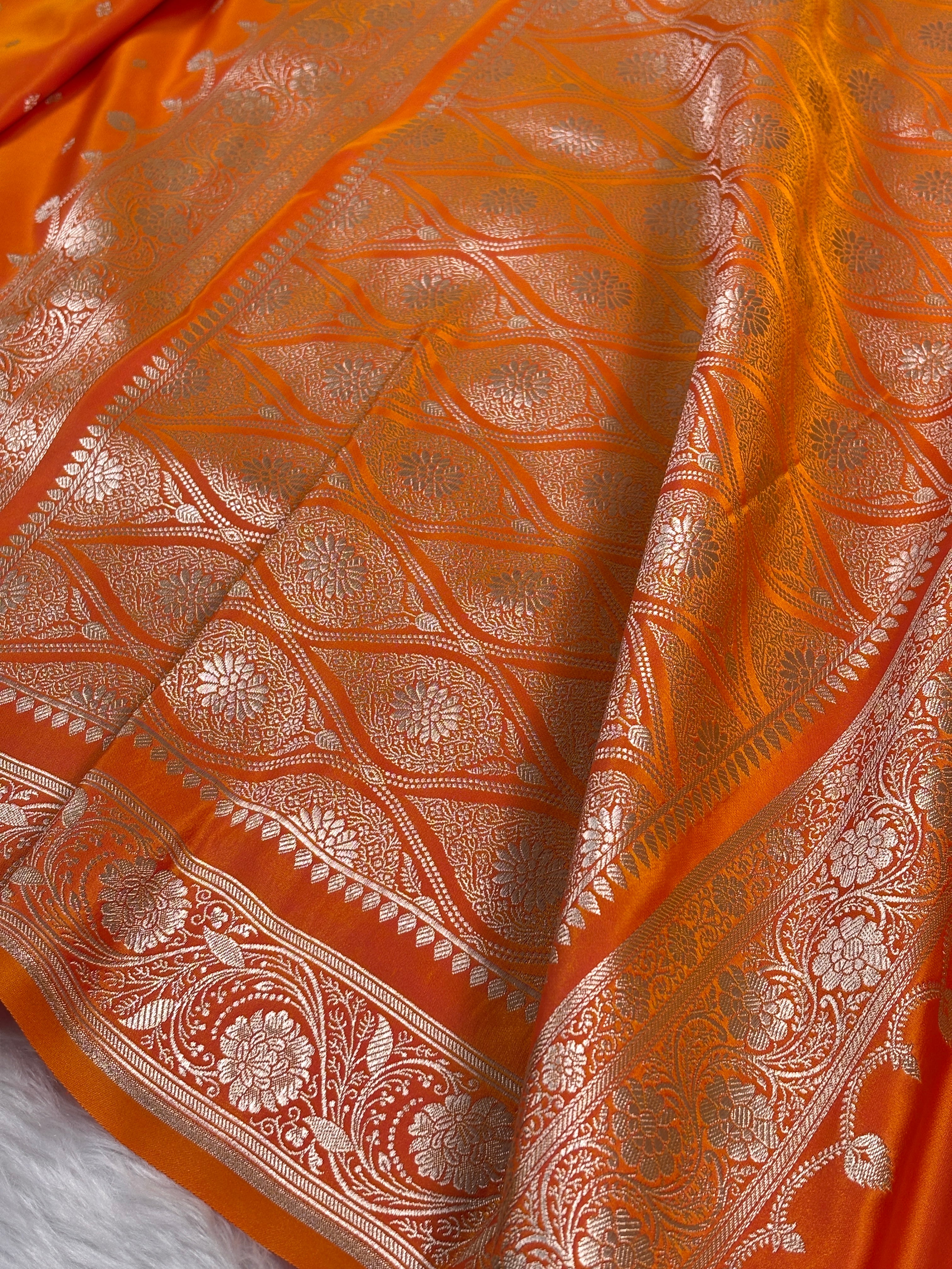 Mashru Katan Banarasi Saree