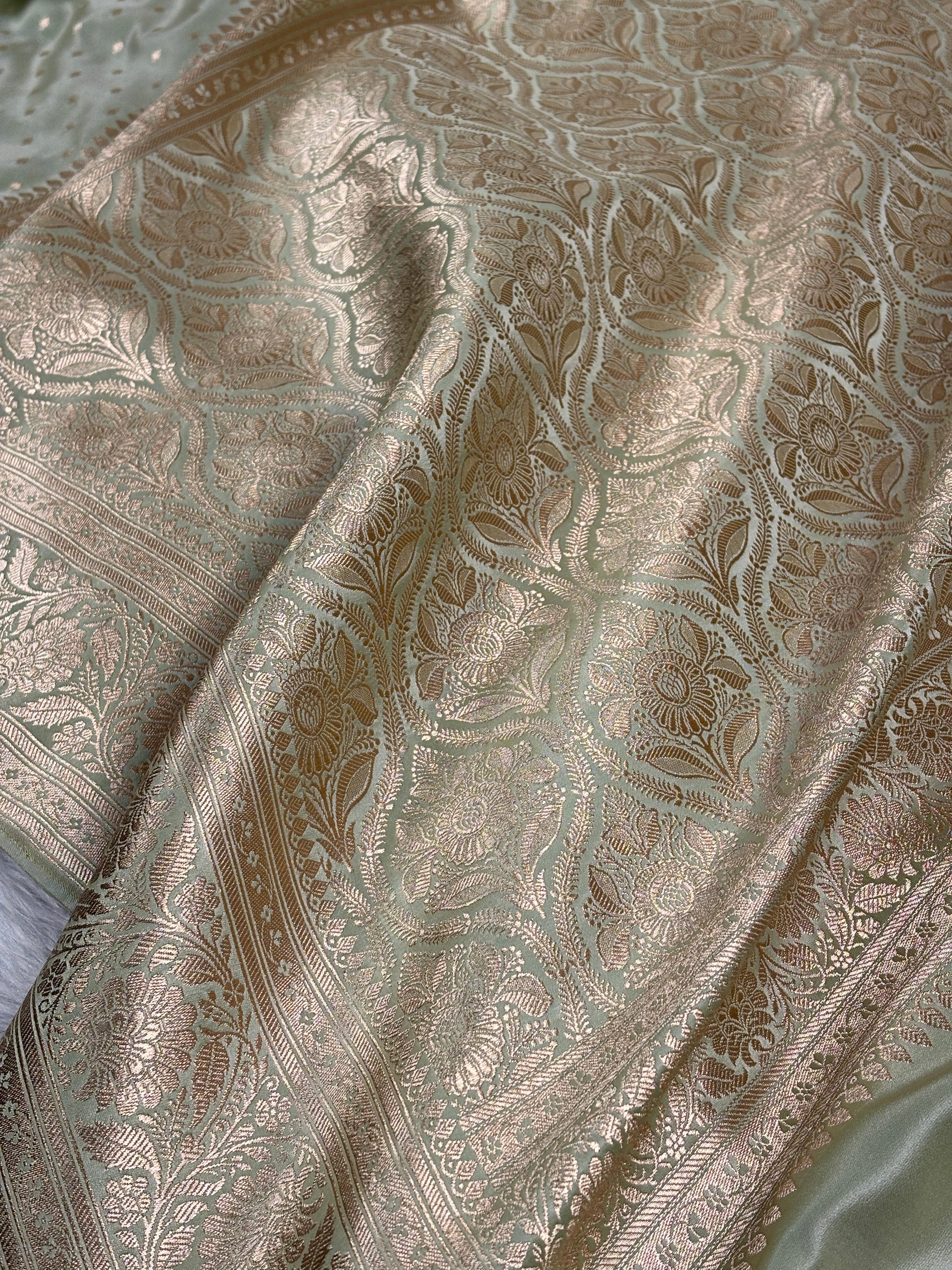 Mashru Katan Banarasi Saree