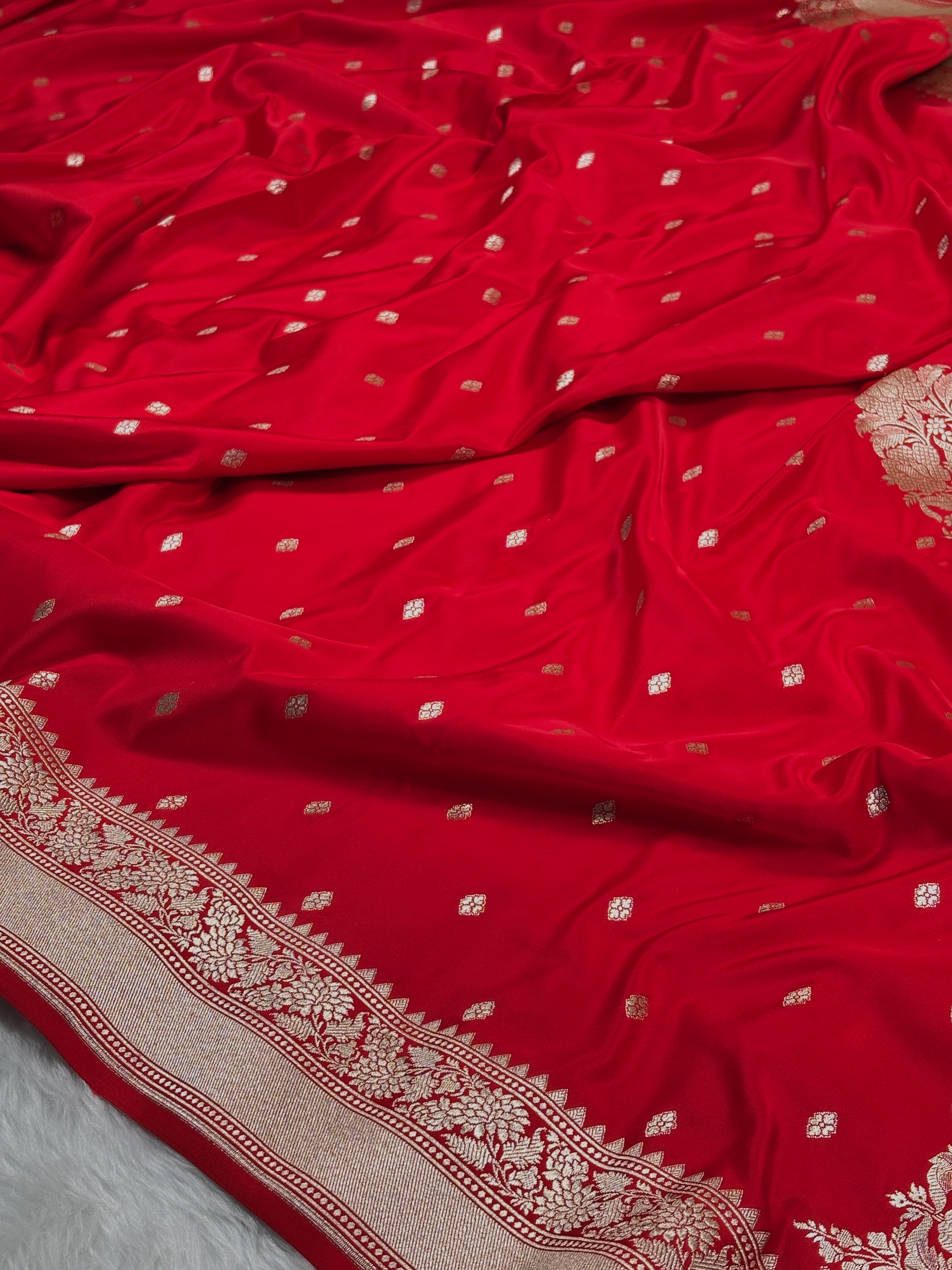 Premium Mashru Katan Banarasi Saree