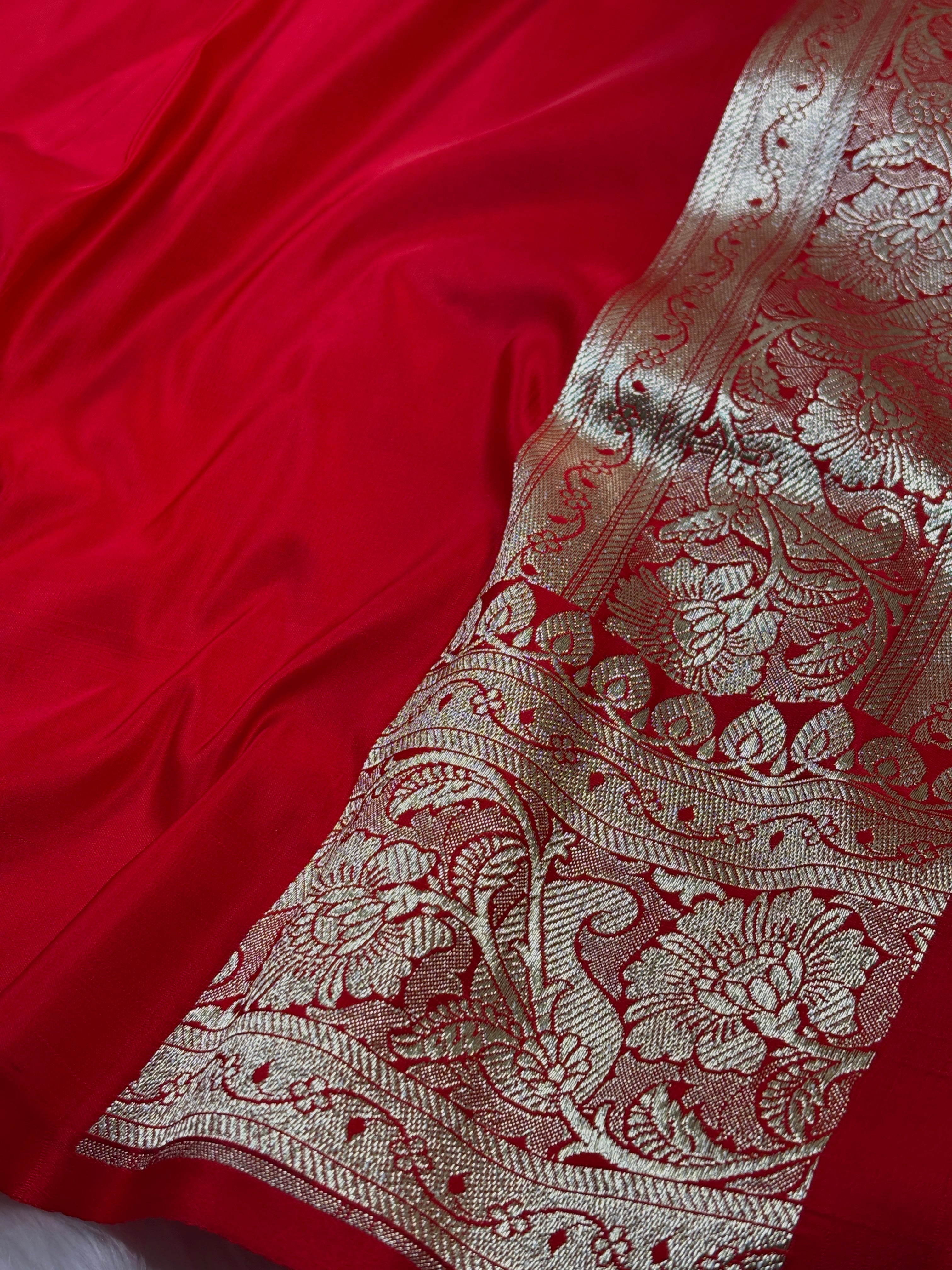 Mashru Satin Banarasi Saree