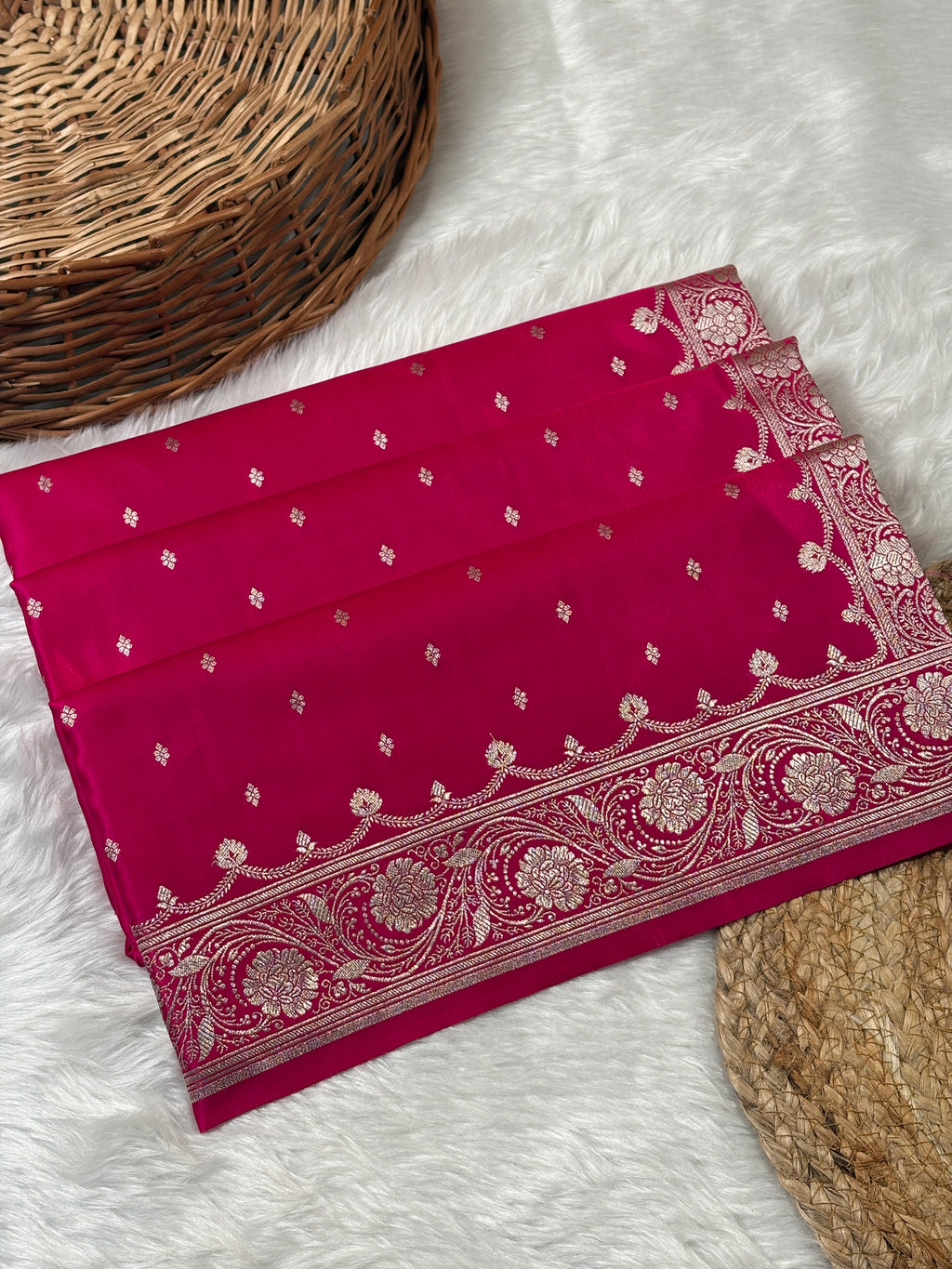 Mashru Katan Banarasi Saree
