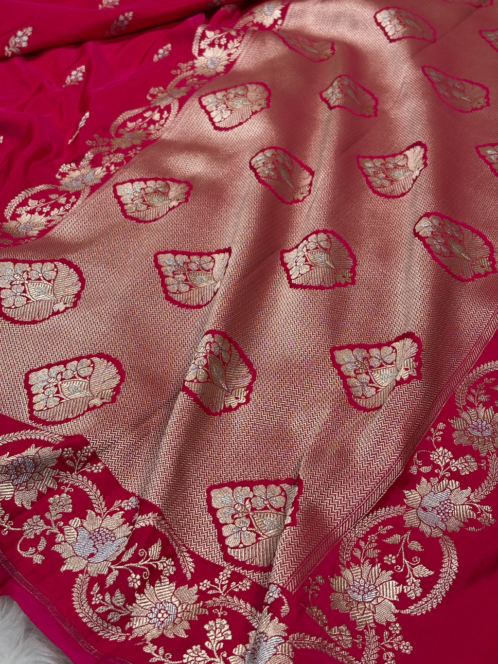 Premium Mashru Katan Banarasi Saree