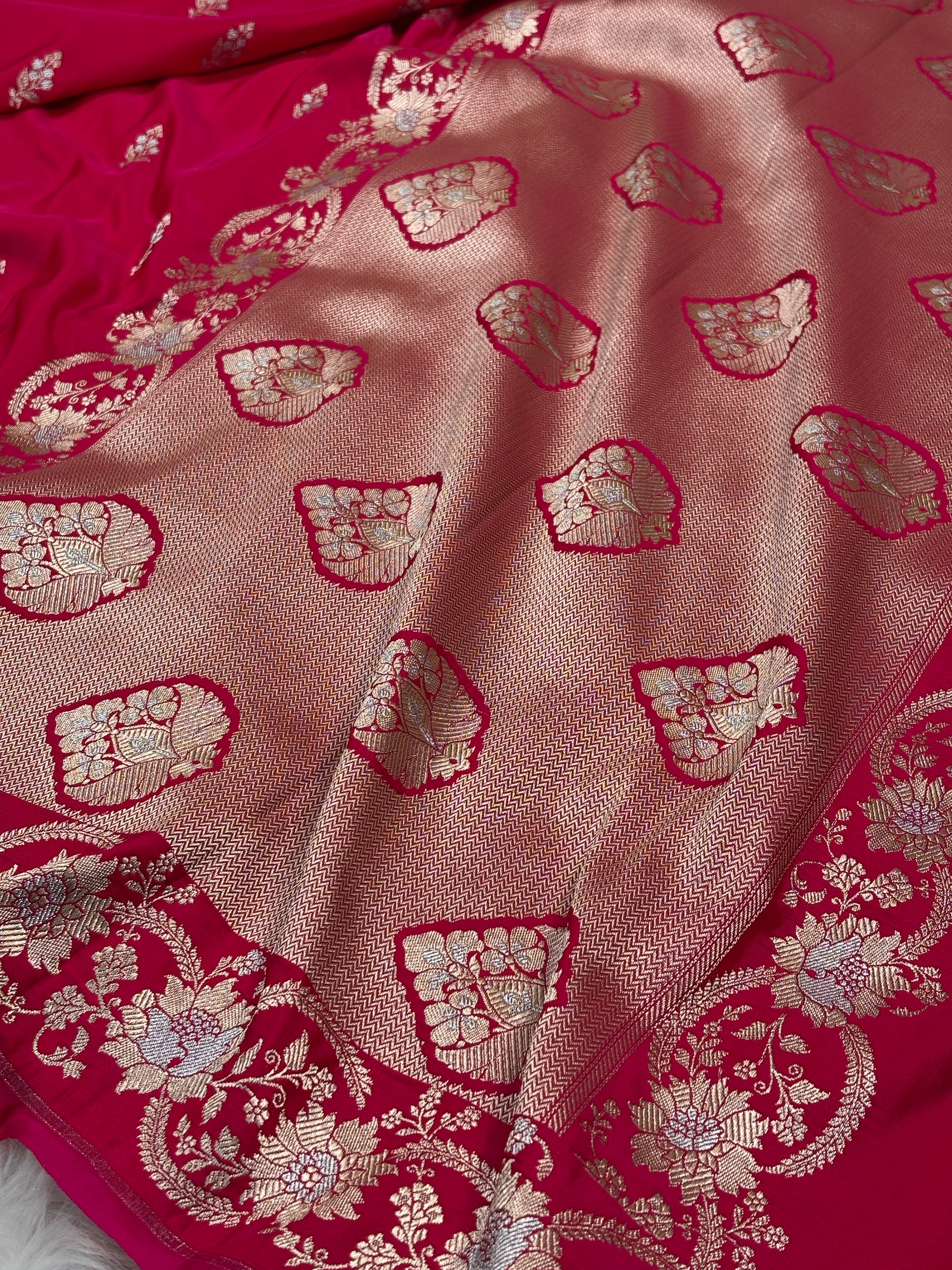 Premium Mashru Katan Banarasi Saree