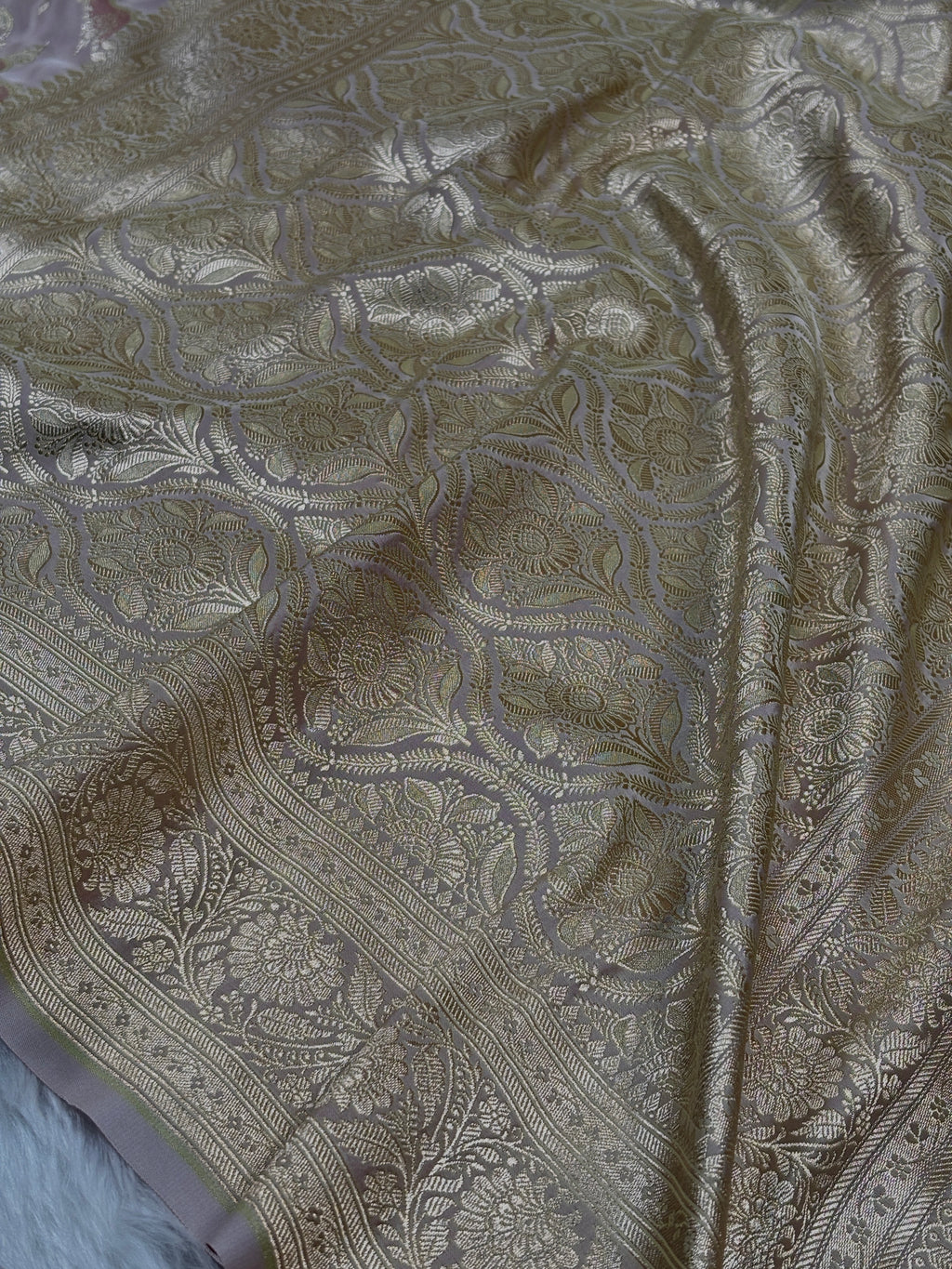 Mashru Katan Banarasi Saree