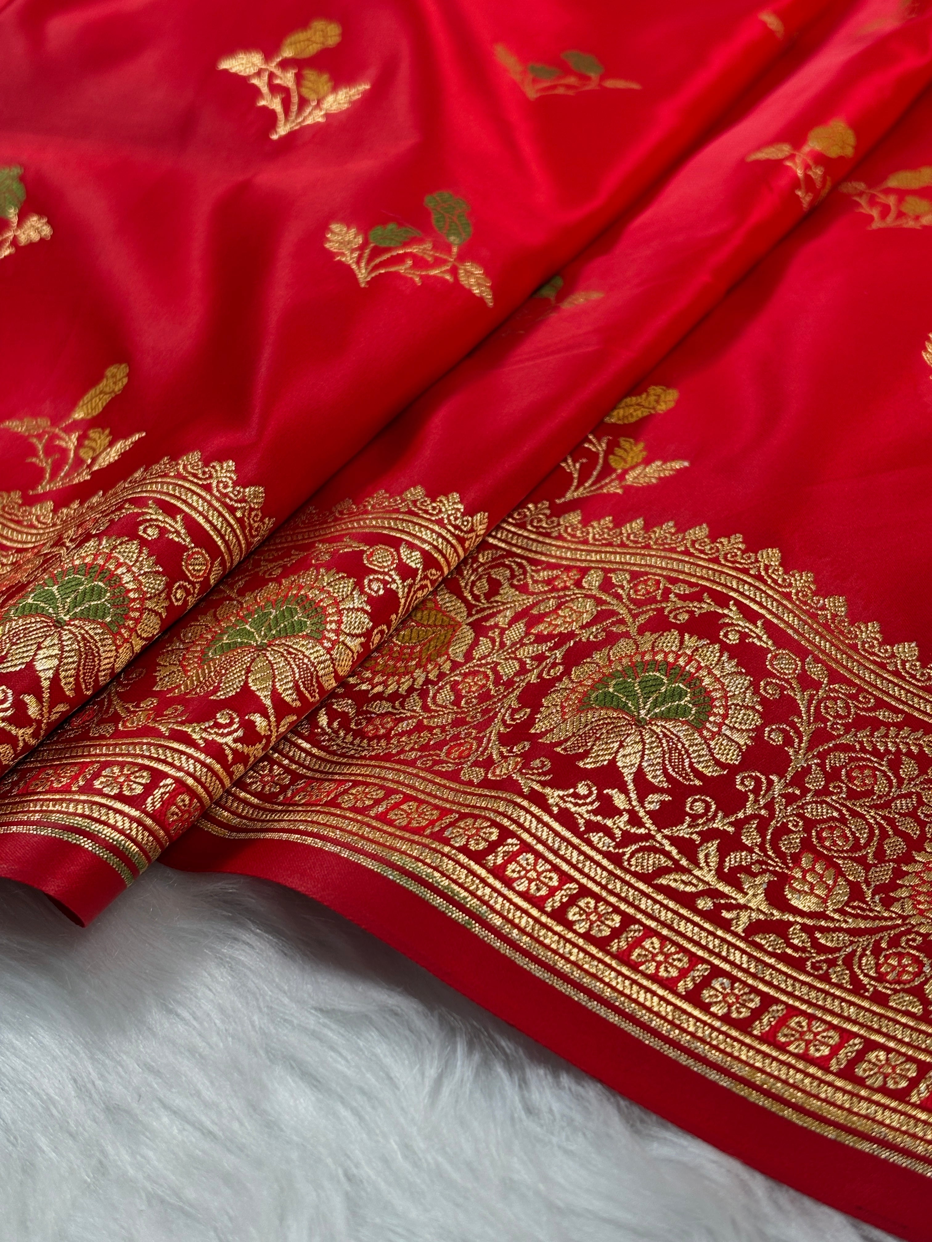 Premium Mashru Katan Banarasi Saree