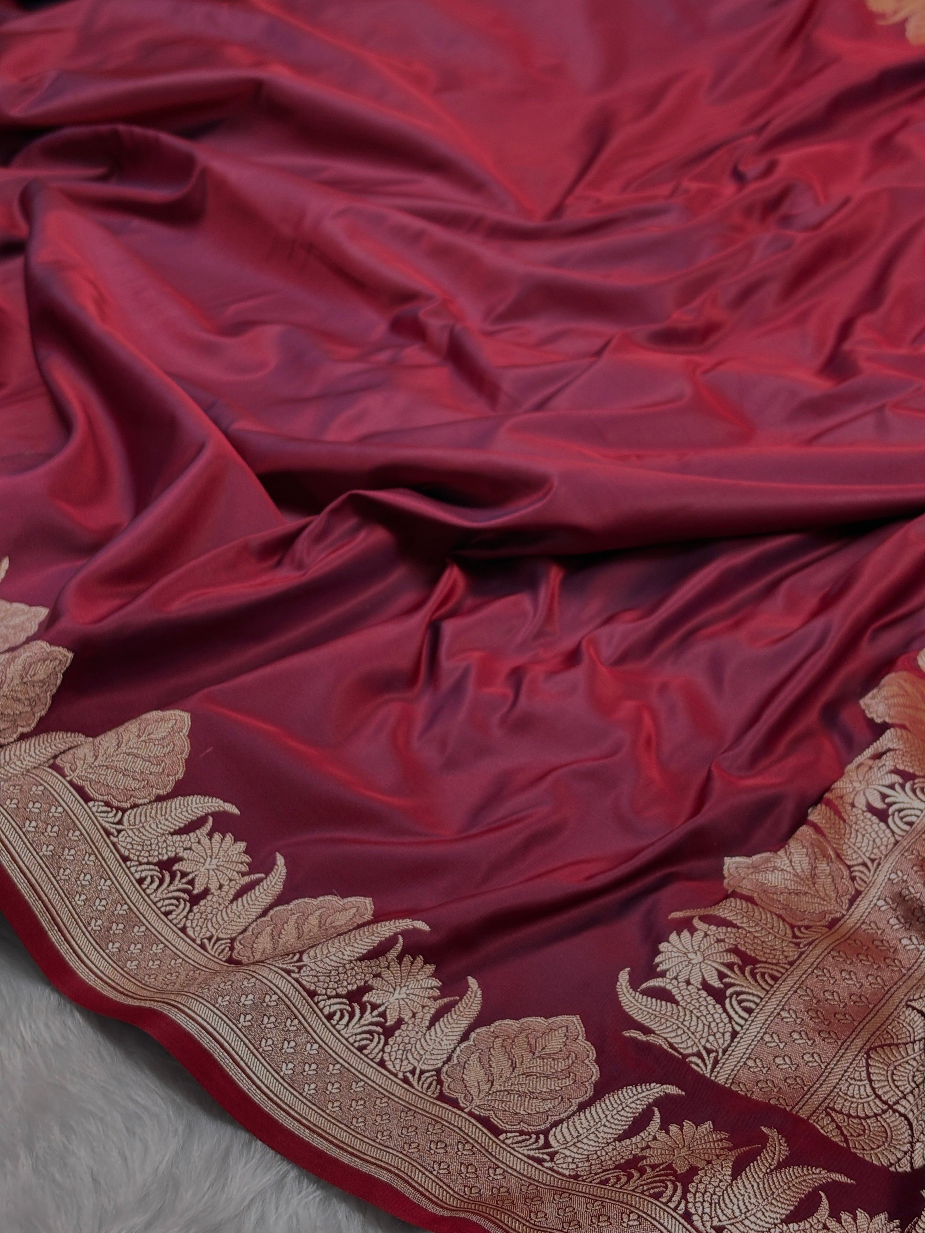 Premium Mashru Katan Banarasi Saree