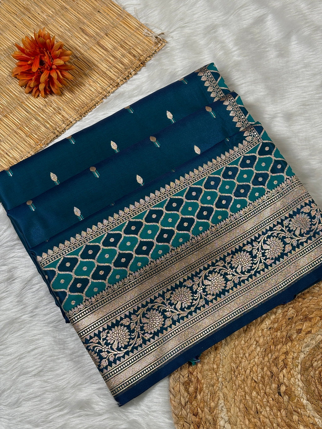 Mashru Katan Banarasi Saree