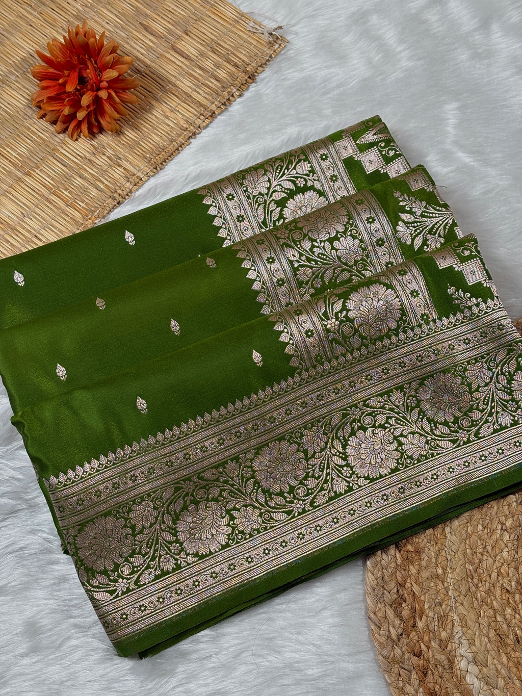 Mashru Katan Banarasi Saree