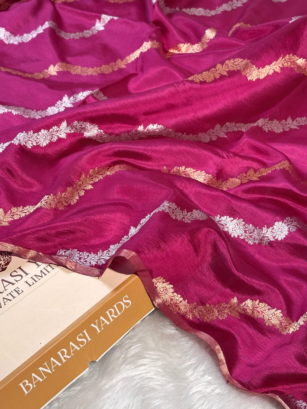 Pure Alfi Katan Handloom Banarasi Saree