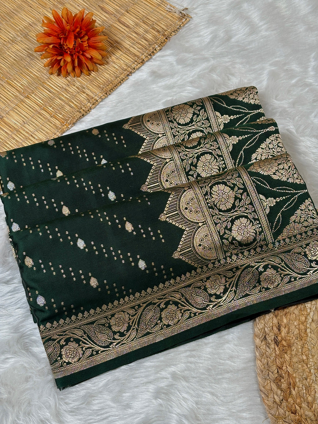 Mashru Katan Banarasi Saree