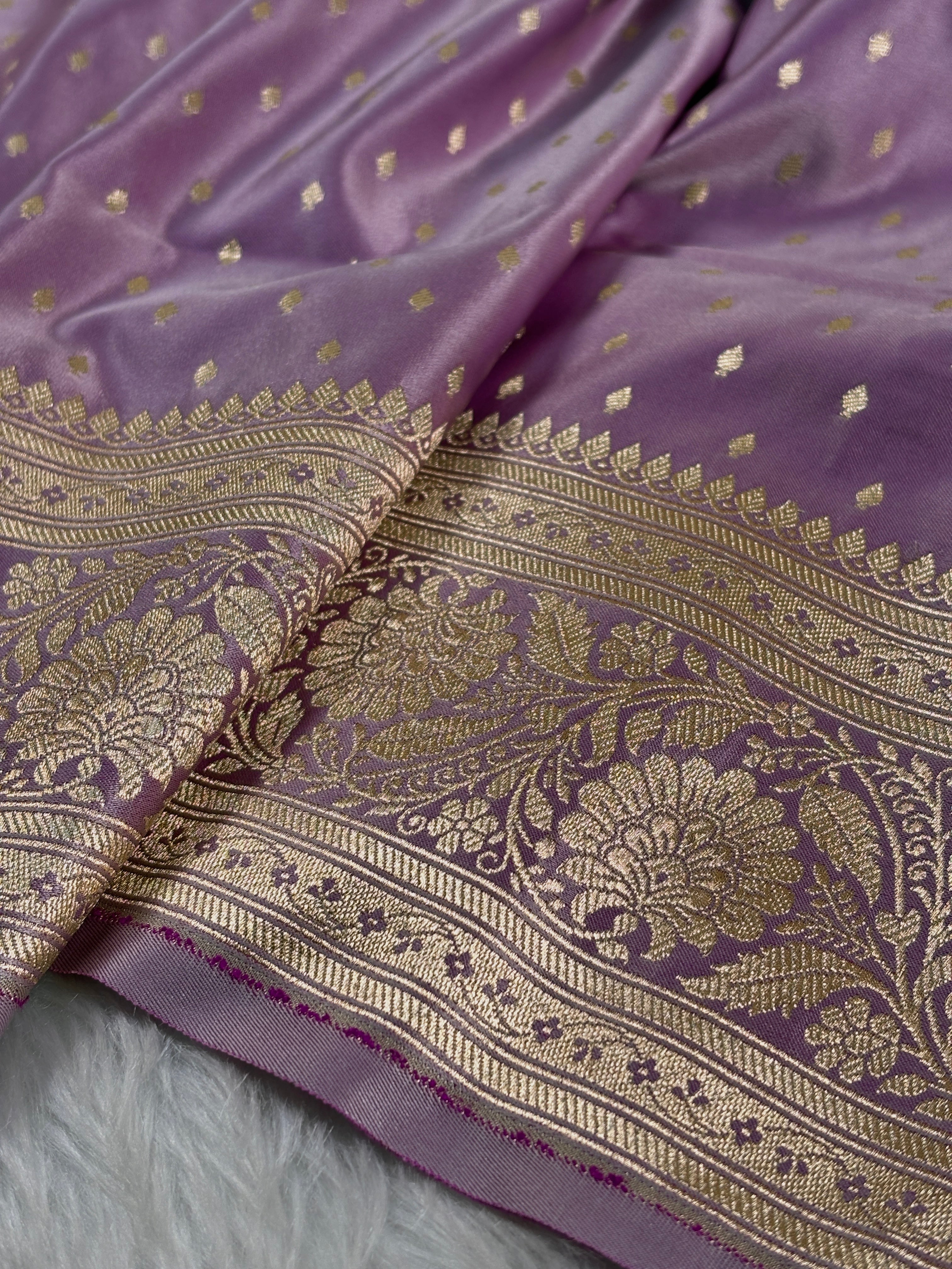 Mashru Katan Banarasi Saree