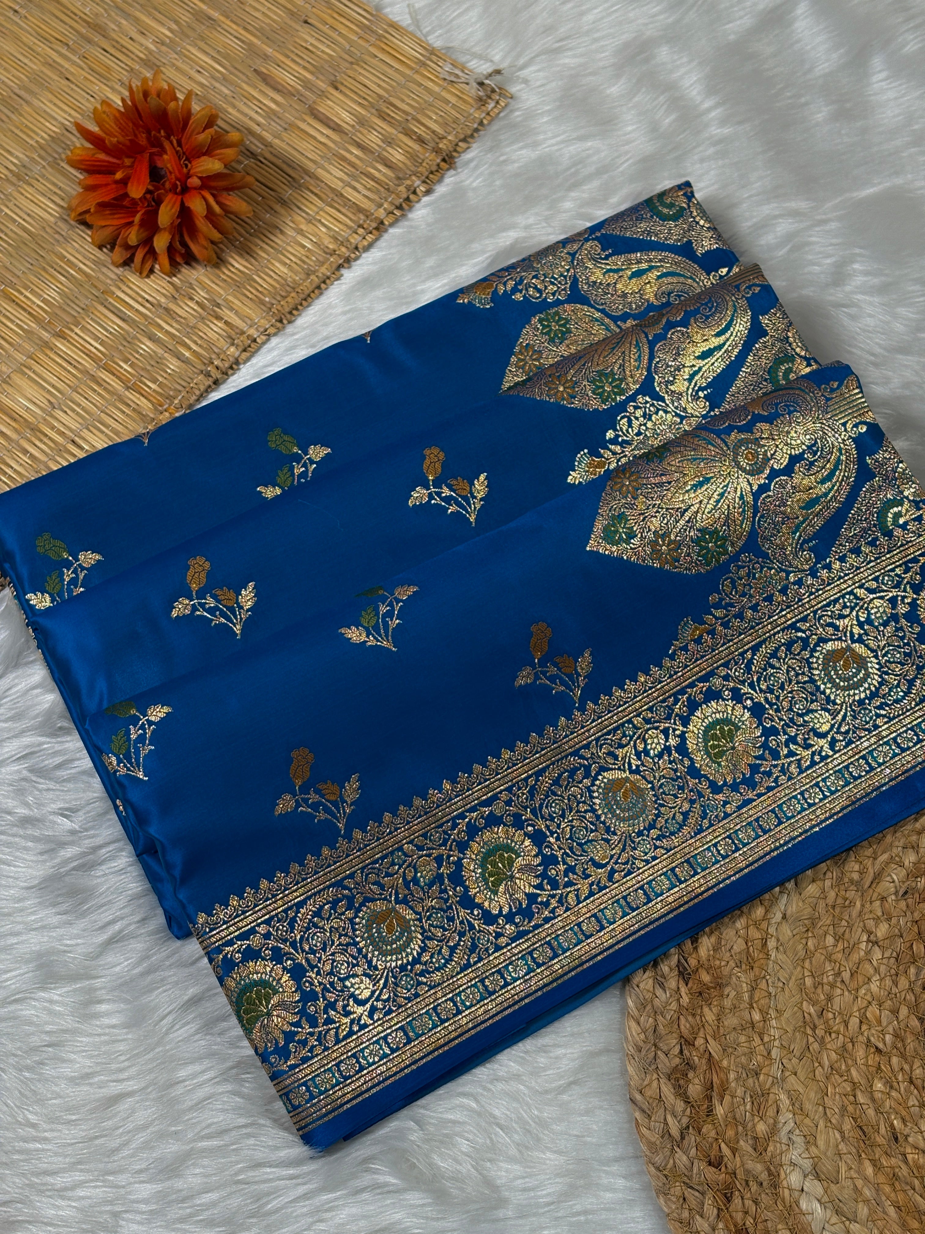 Premium Mashru Katan Banarasi Saree