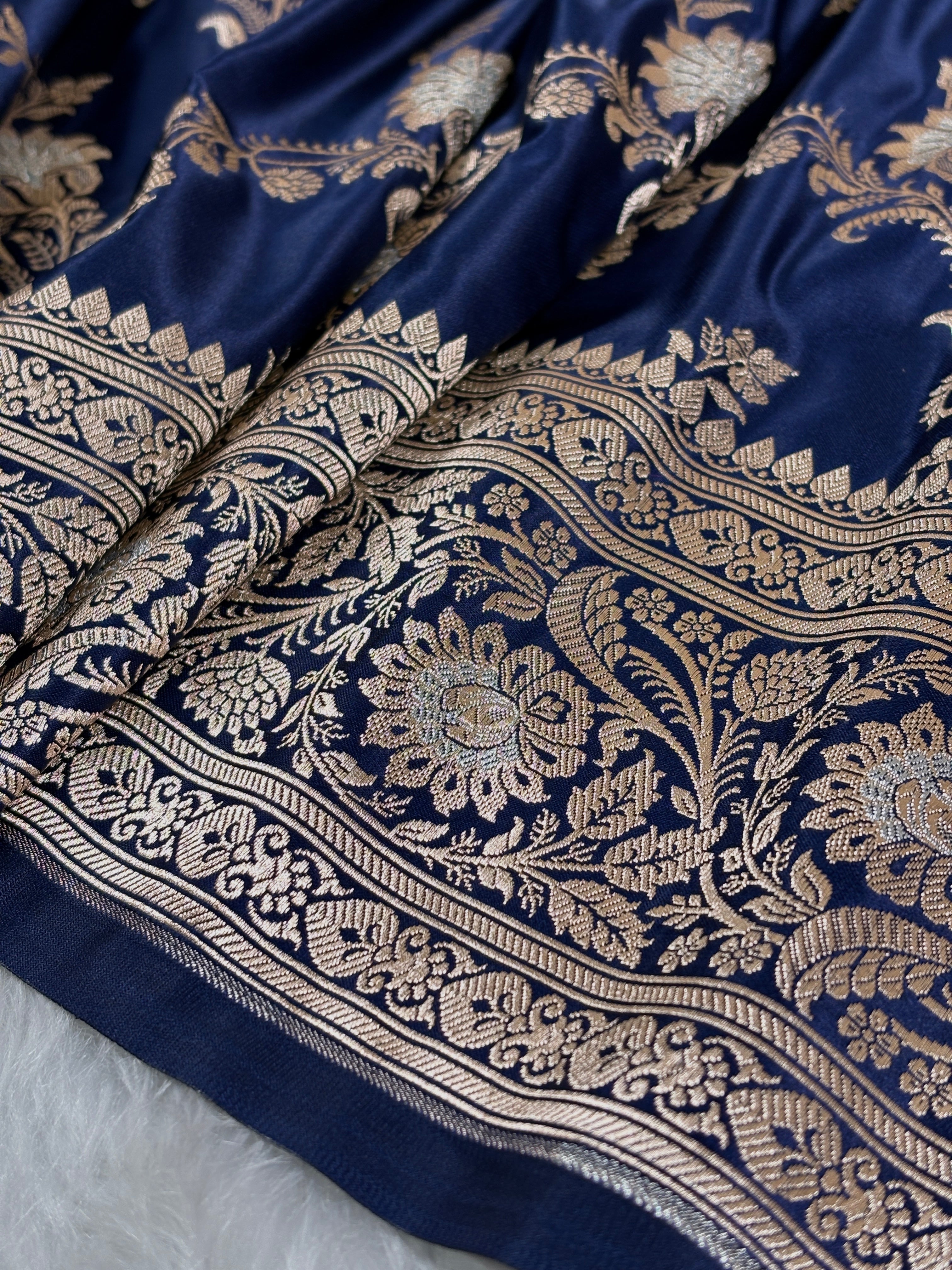 Mashru Katan Banarasi Saree