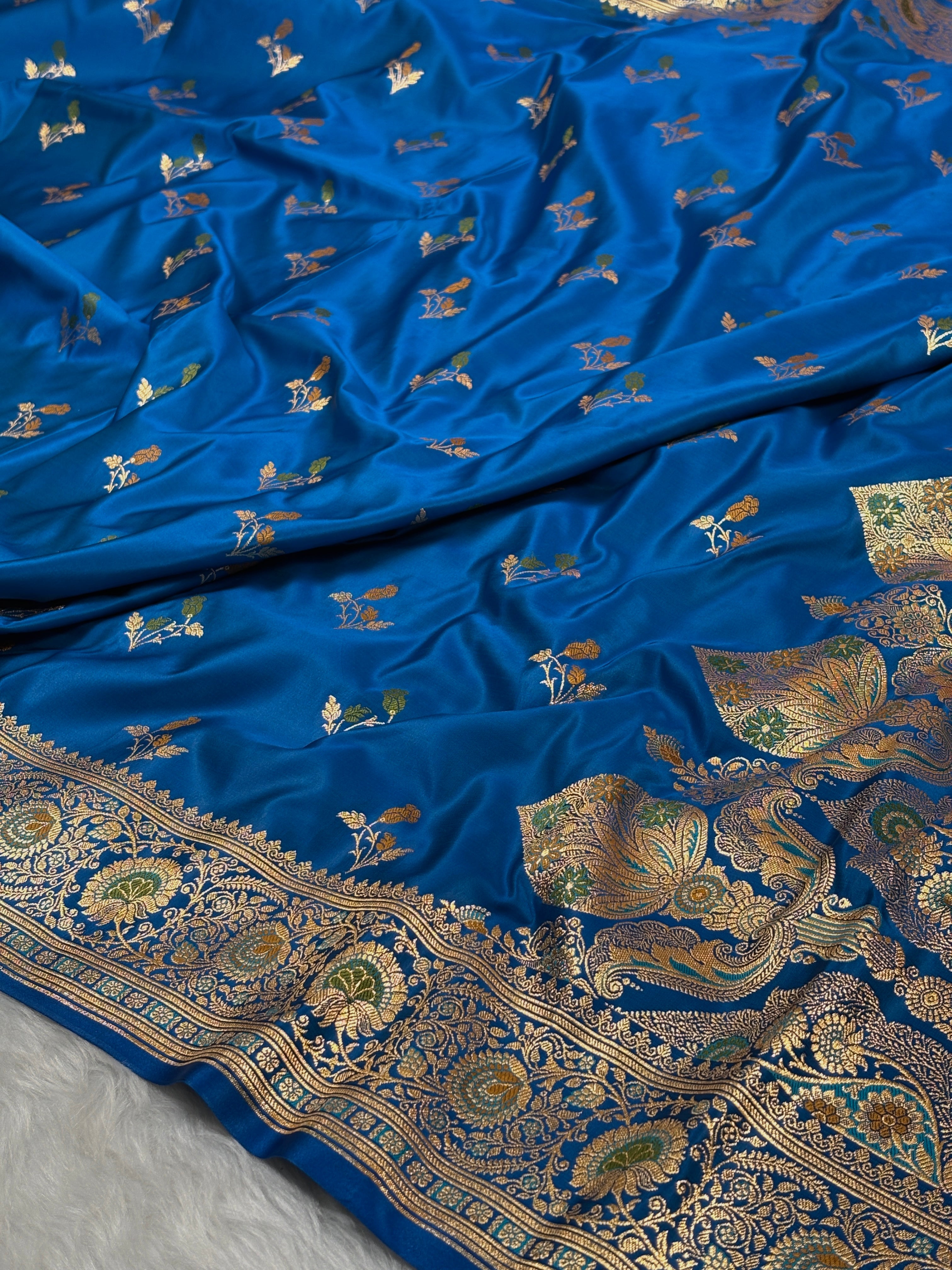 Premium Mashru Katan Banarasi Saree