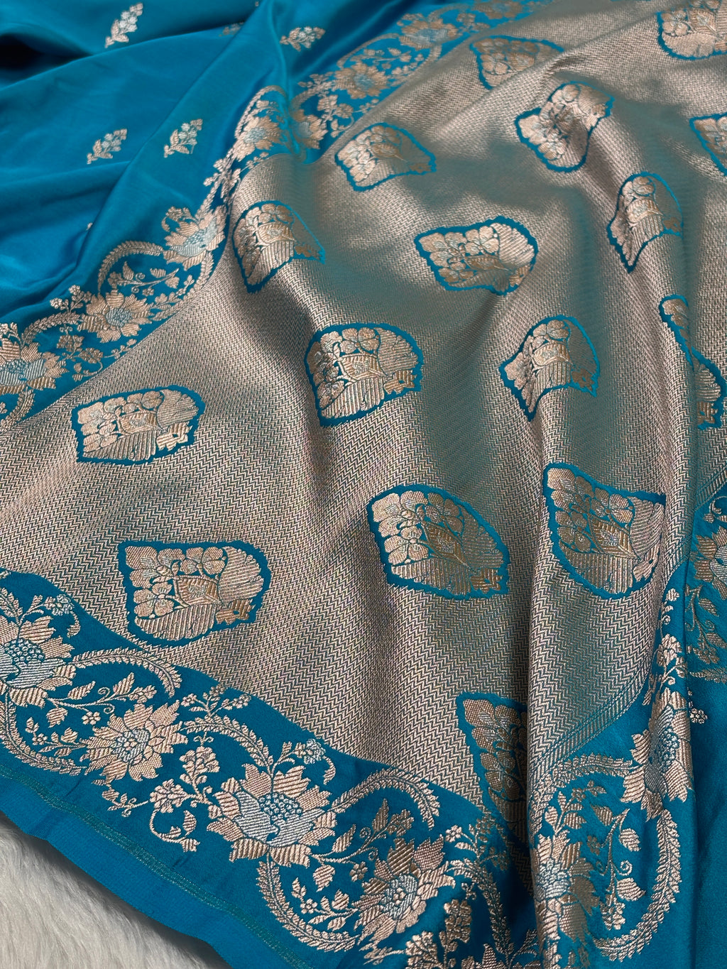 Premium Mashru Katan Banarasi Saree