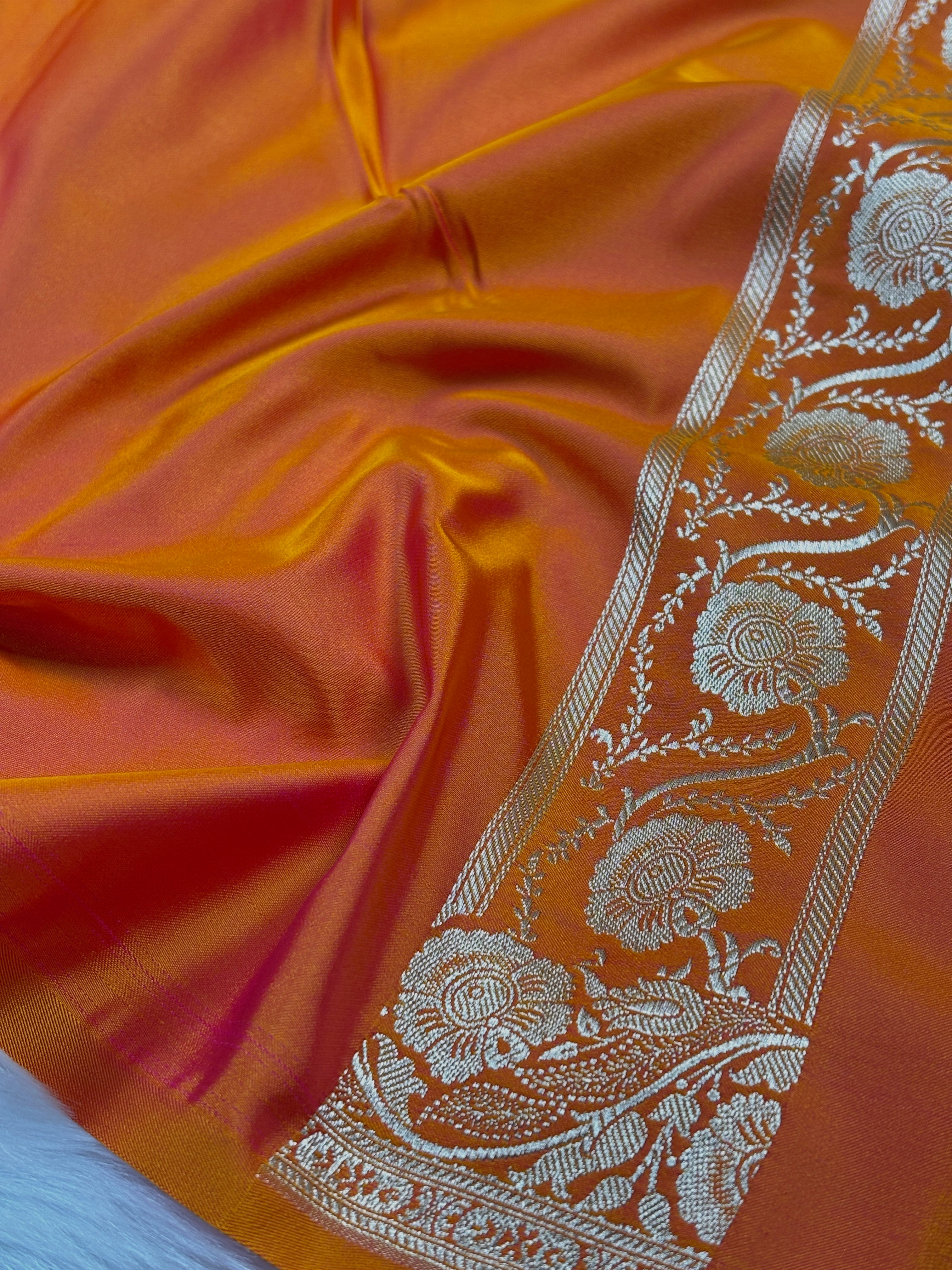 Mashru Katan Banarasi Saree