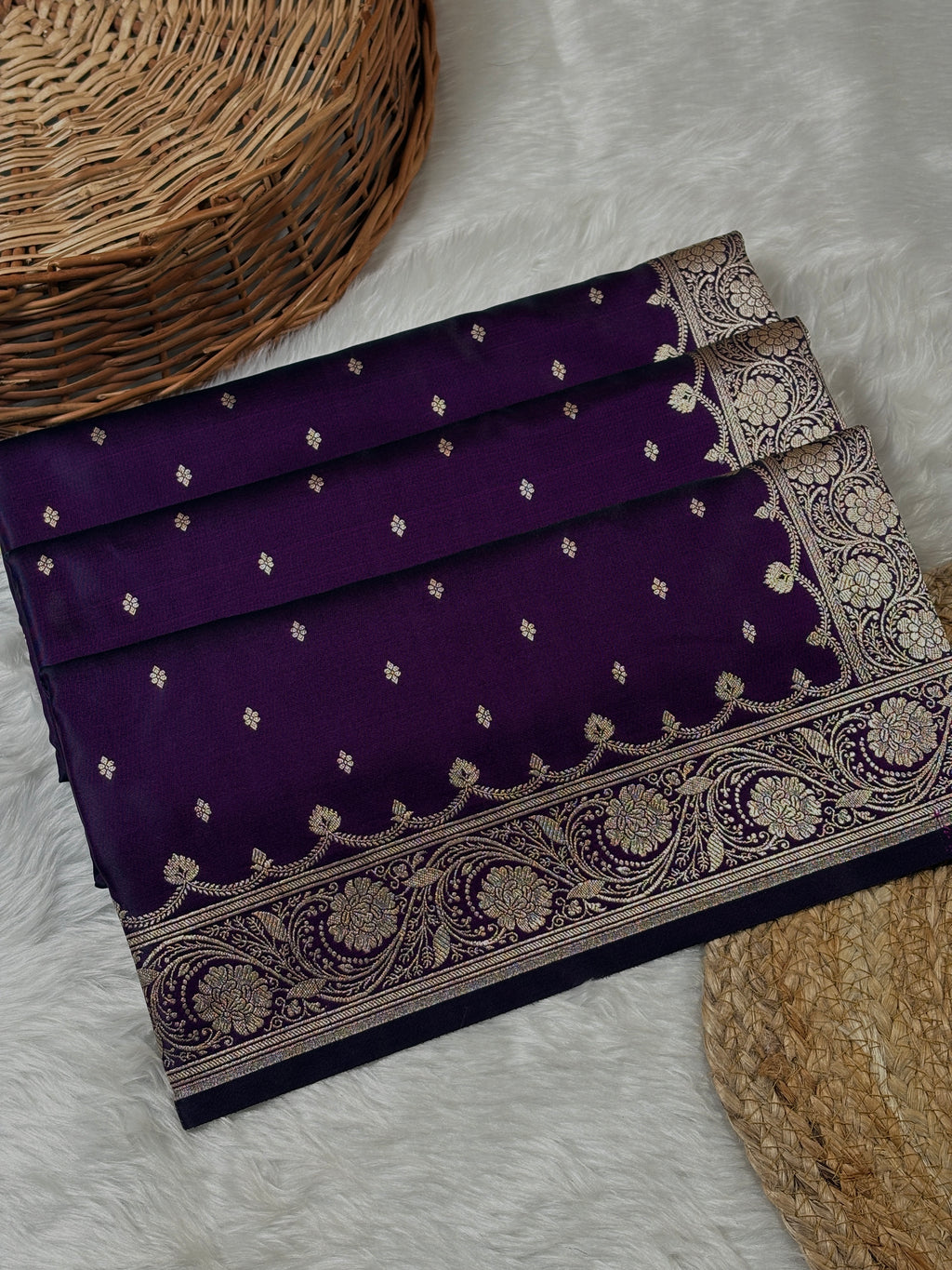 Mashru Katan Banarasi Saree