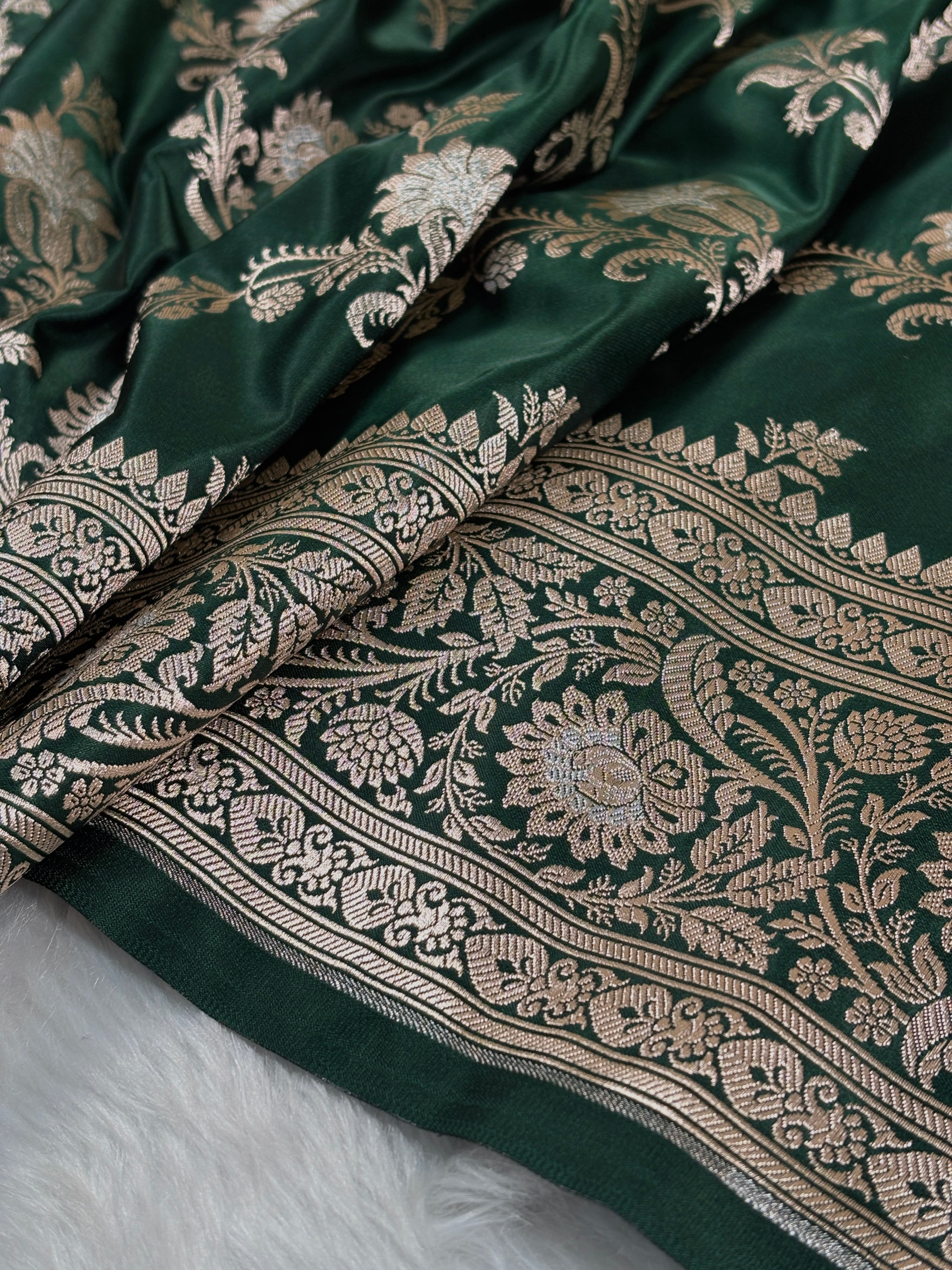 Mashru Katan Banarasi Saree