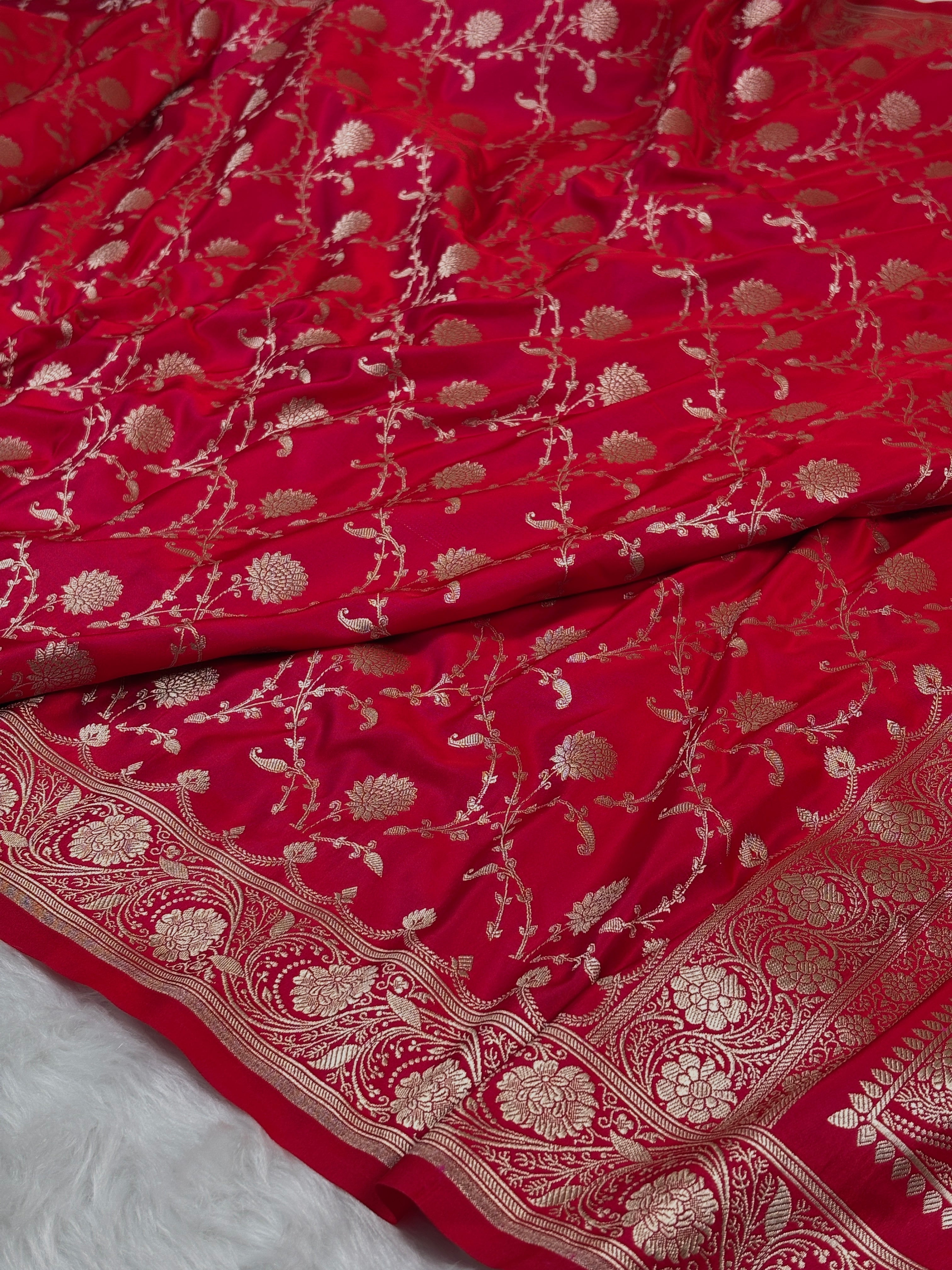 Mashru Katan Banarasi Saree