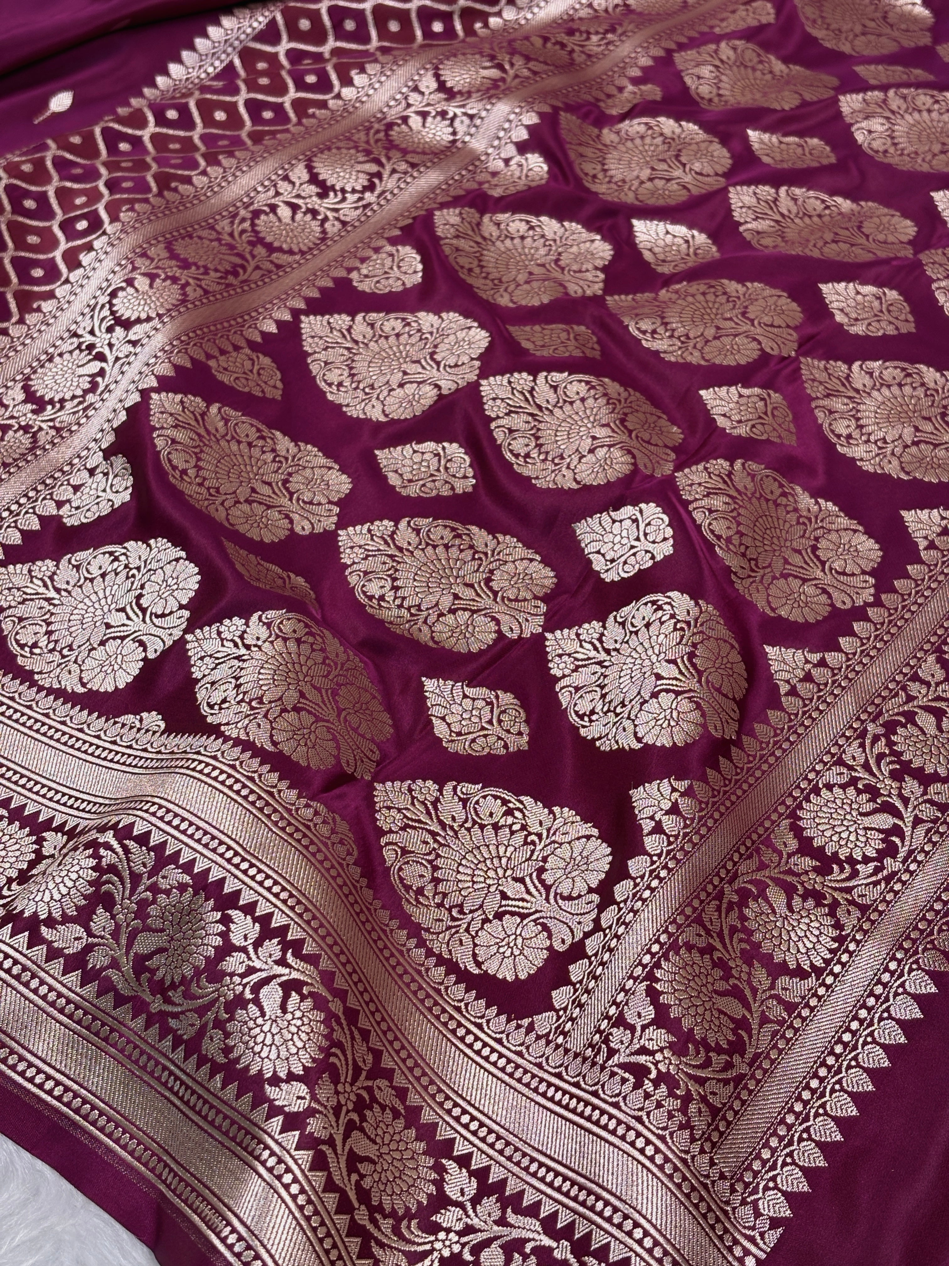 Mashru Katan Banarasi Saree