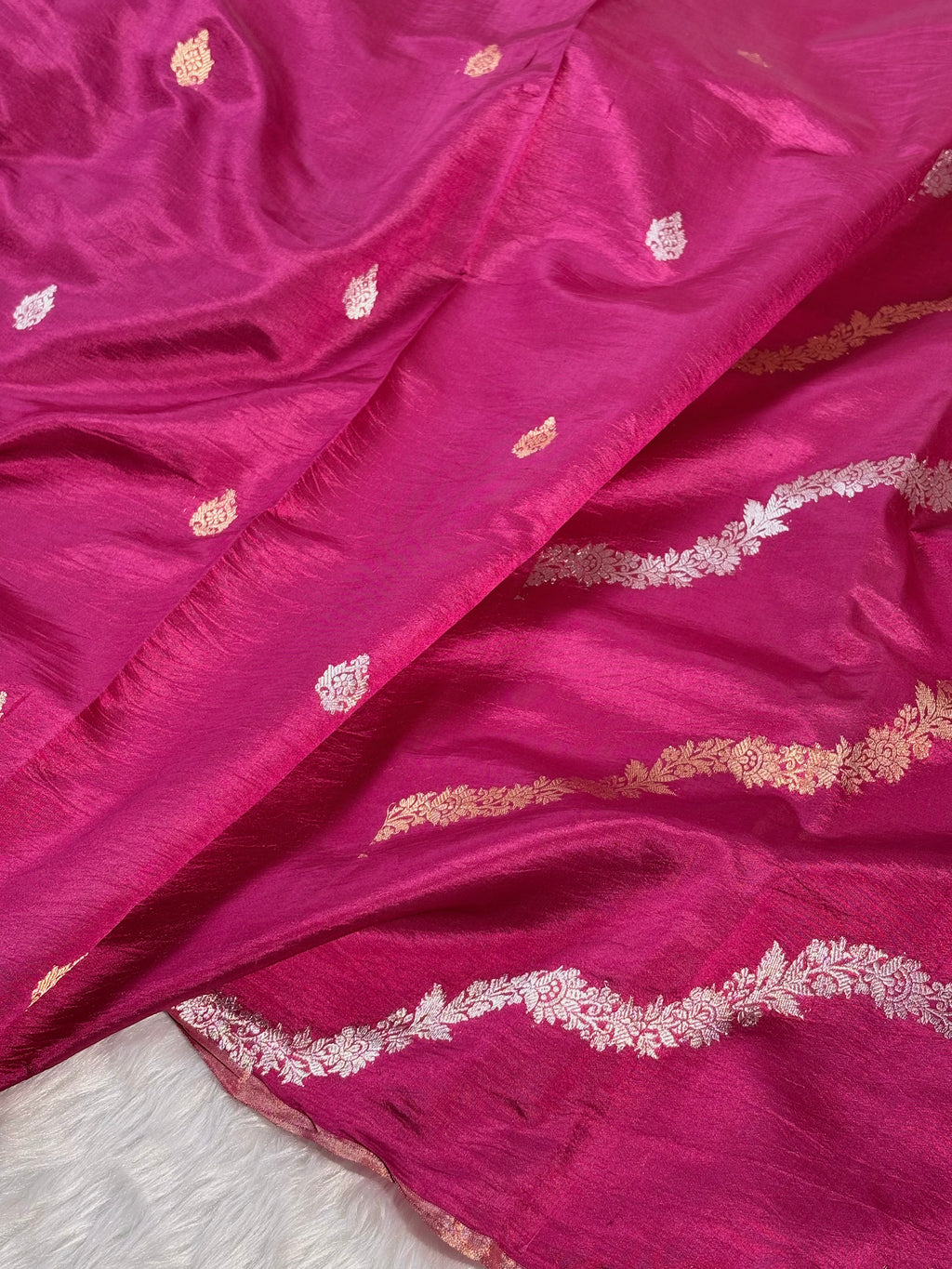 Pure Alfi Katan Handloom Banarasi Saree