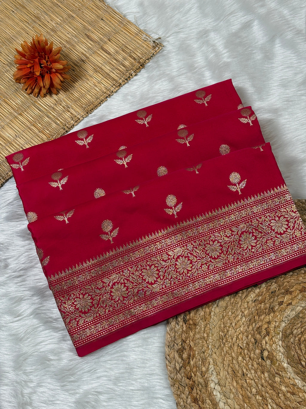 Mashru Katan Banarasi Saree