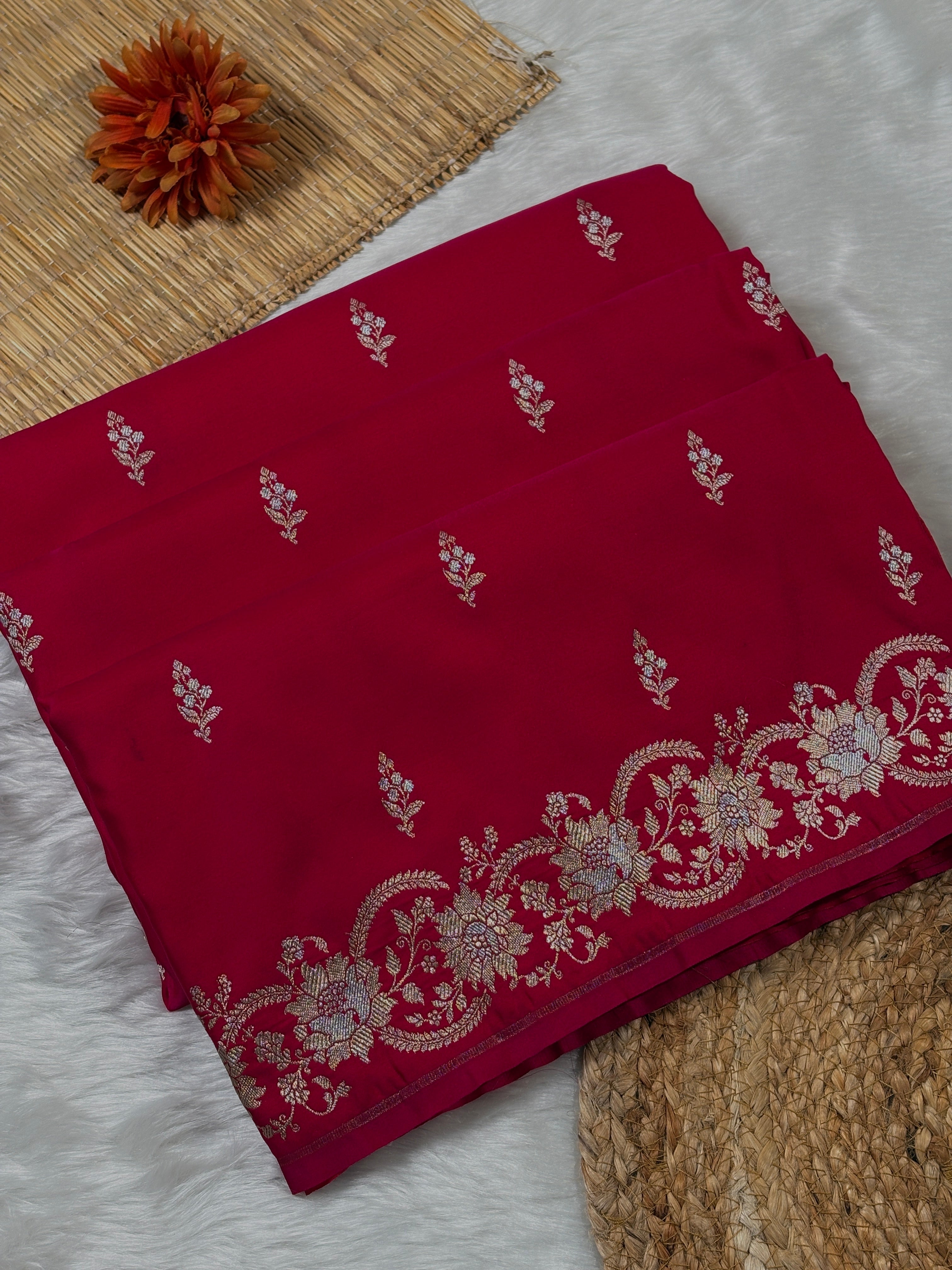 Premium Mashru Katan Banarasi Saree