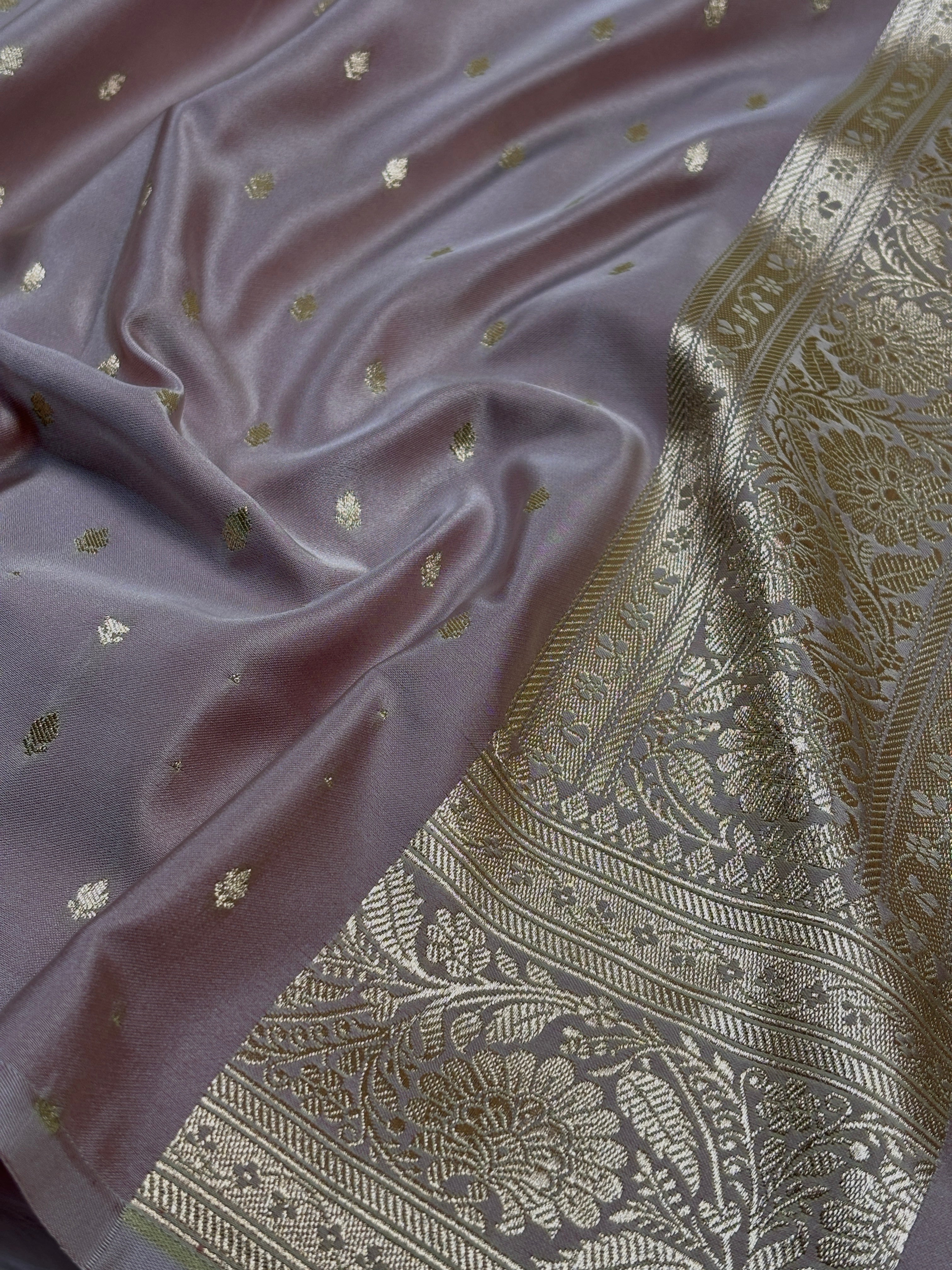 Mashru Katan Banarasi Saree