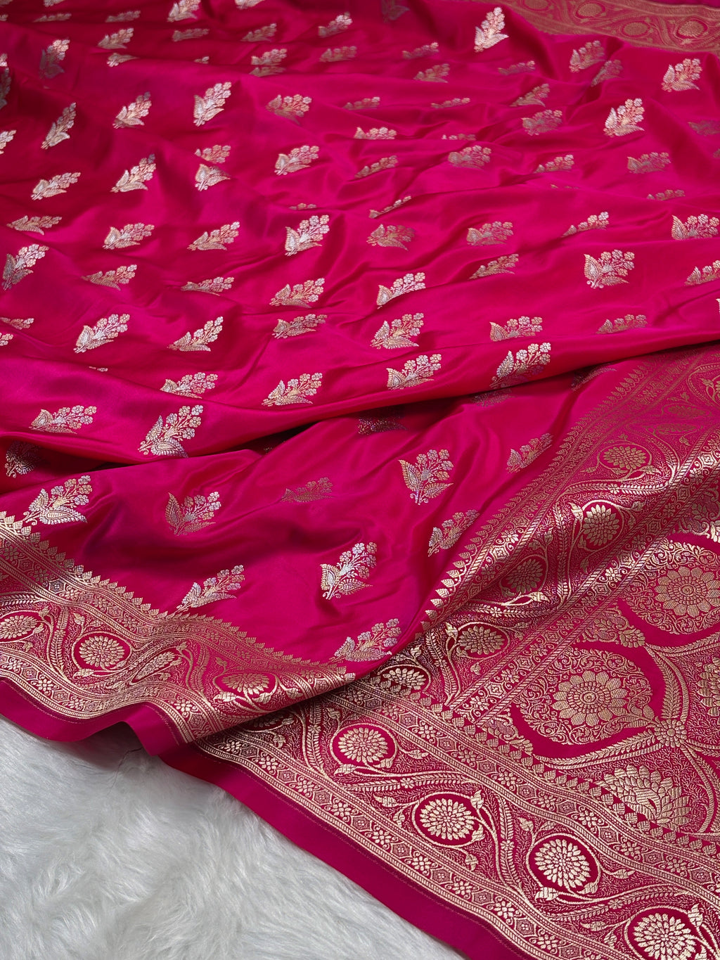 Mashru Katan Banarasi Saree
