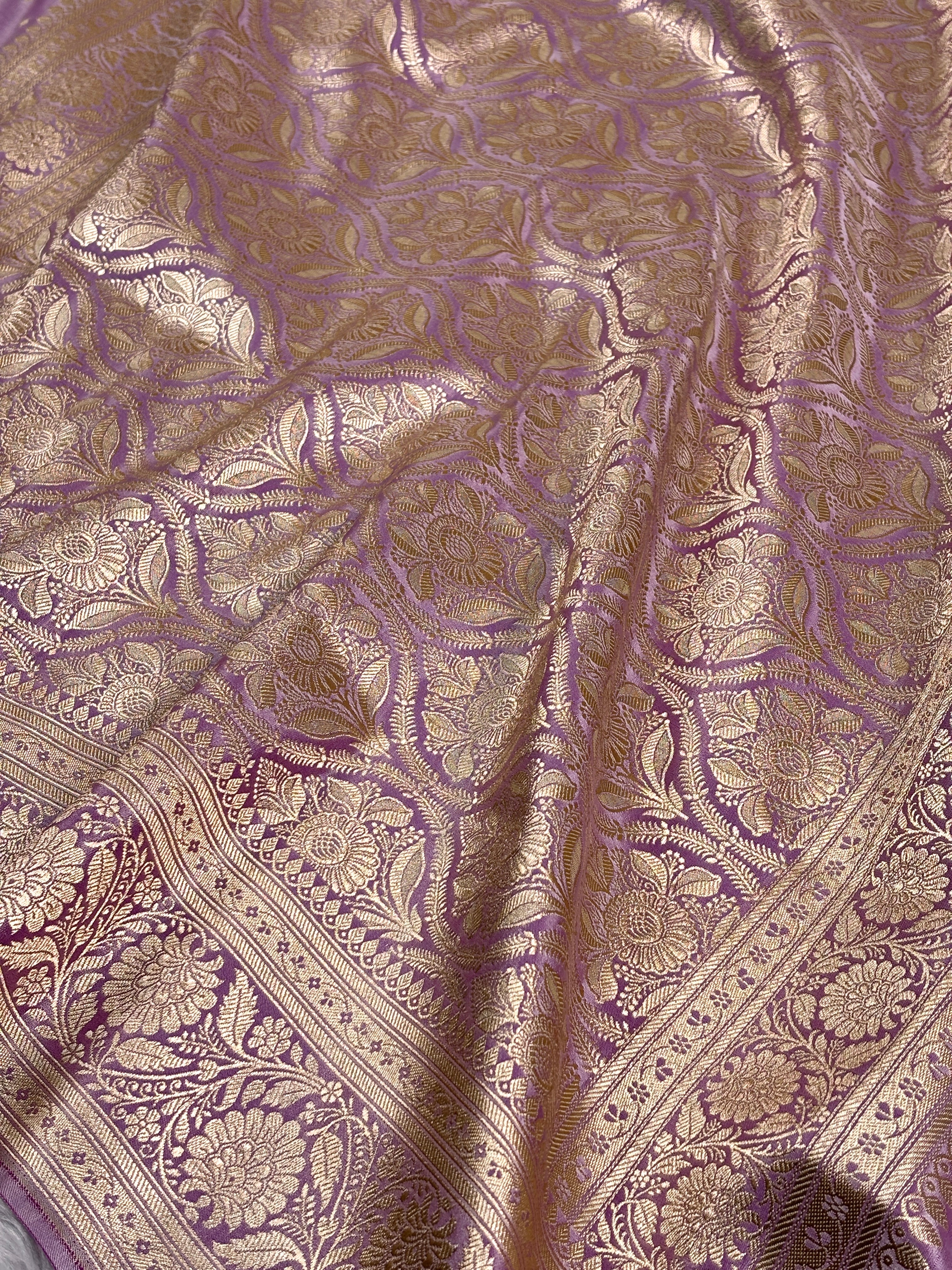 Mashru Katan Banarasi Saree