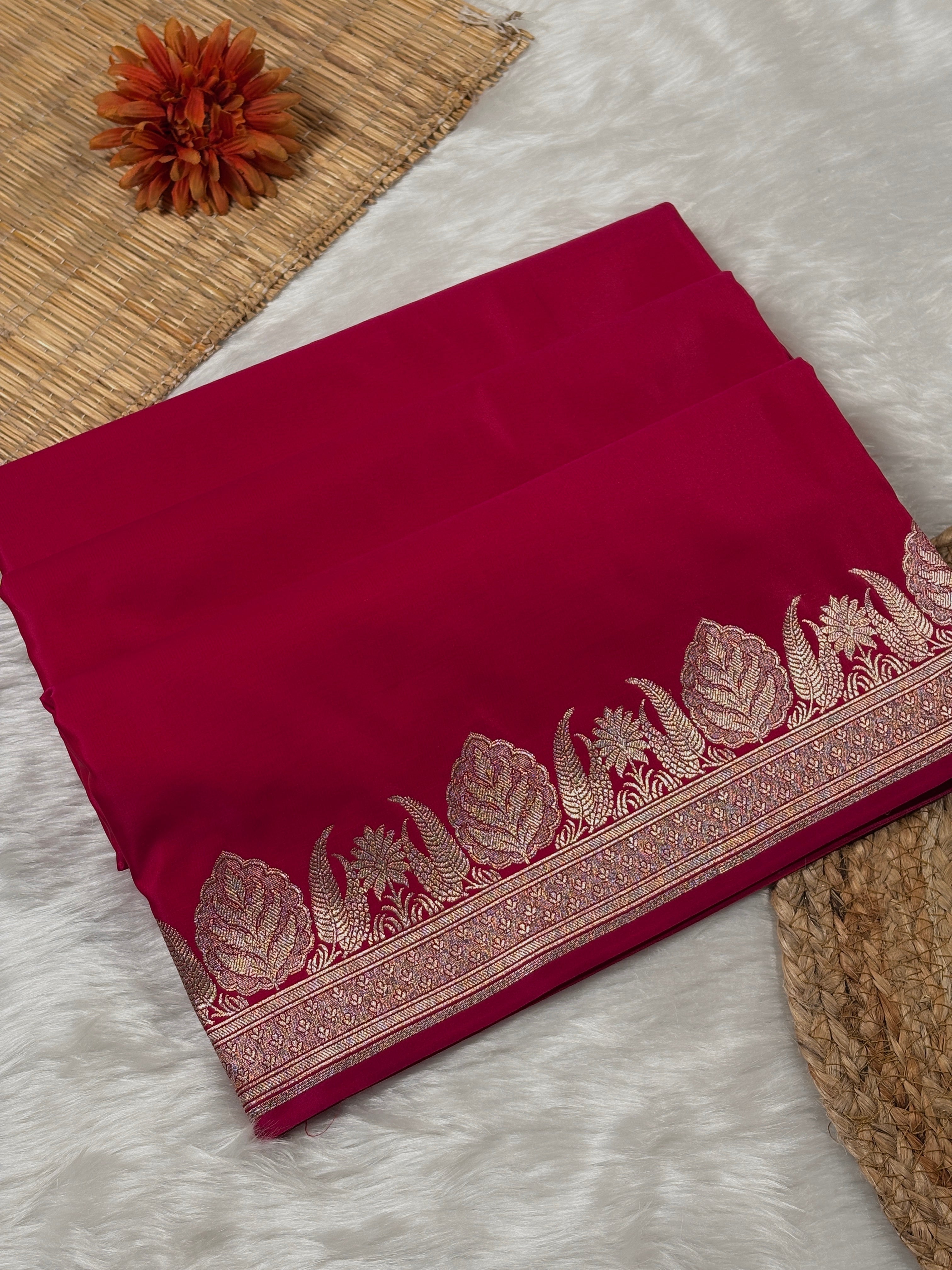 Premium Mashru Katan Banarasi Saree