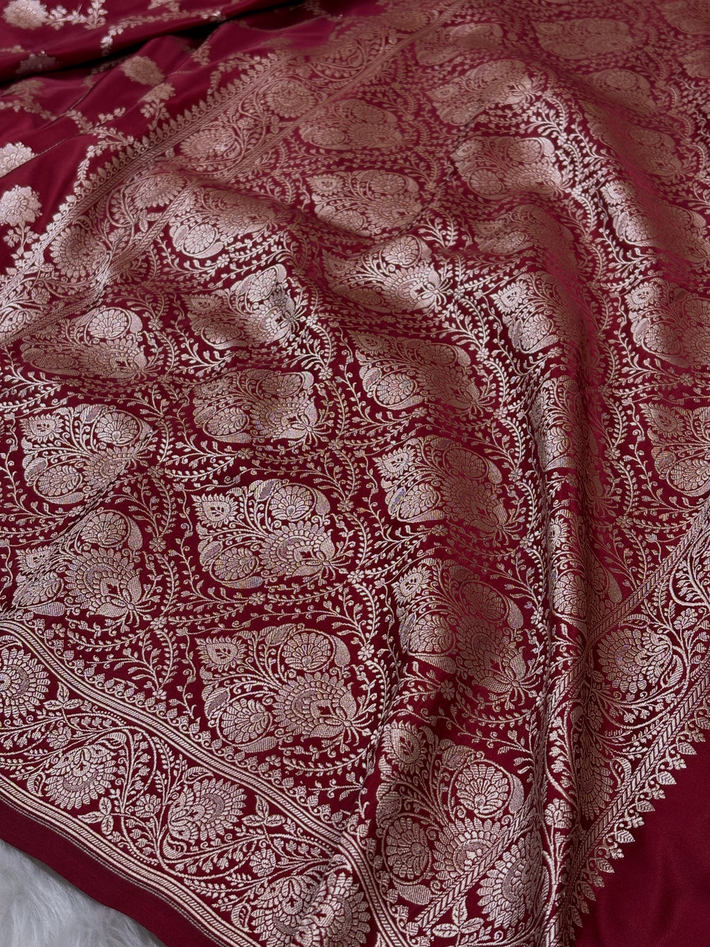 Mashru Katan Banarasi Saree