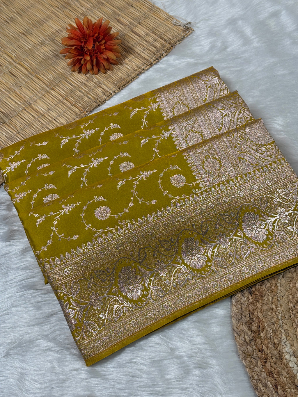 Mashru Katan Banarasi Saree