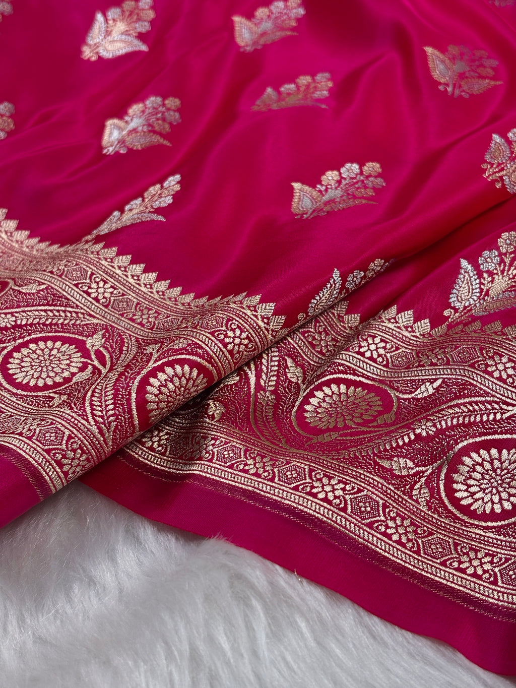Mashru Katan Banarasi Saree
