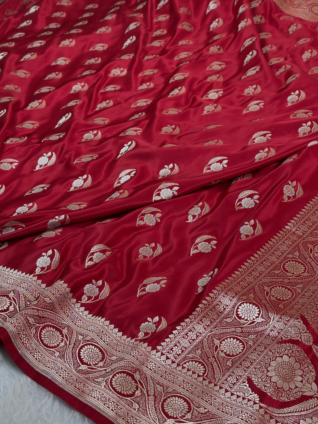 Mashru Katan Banarasi Saree